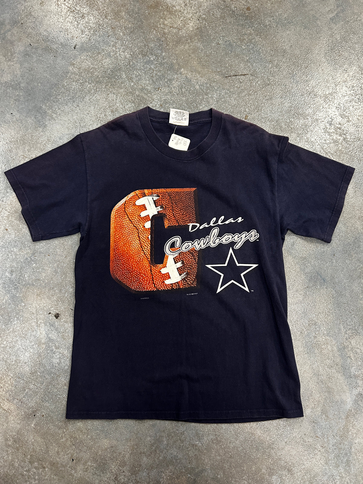 Dallas Cowboys Football Lee Sport Navy Tee