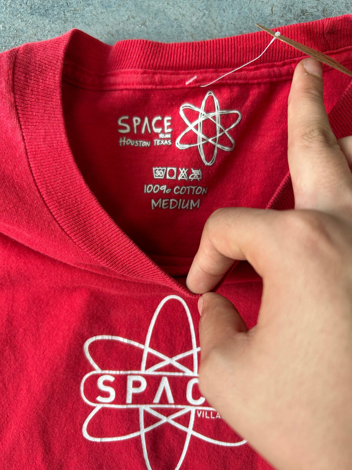 Space Village Red Tee