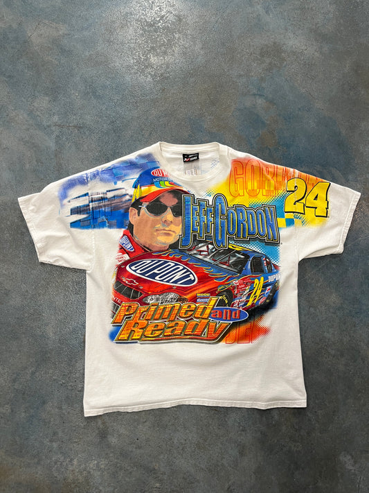 Vintage 2001 Chase Authentic’s Jeff Gordon "Primed and Ready" NASCAR T-Shirt OTF
