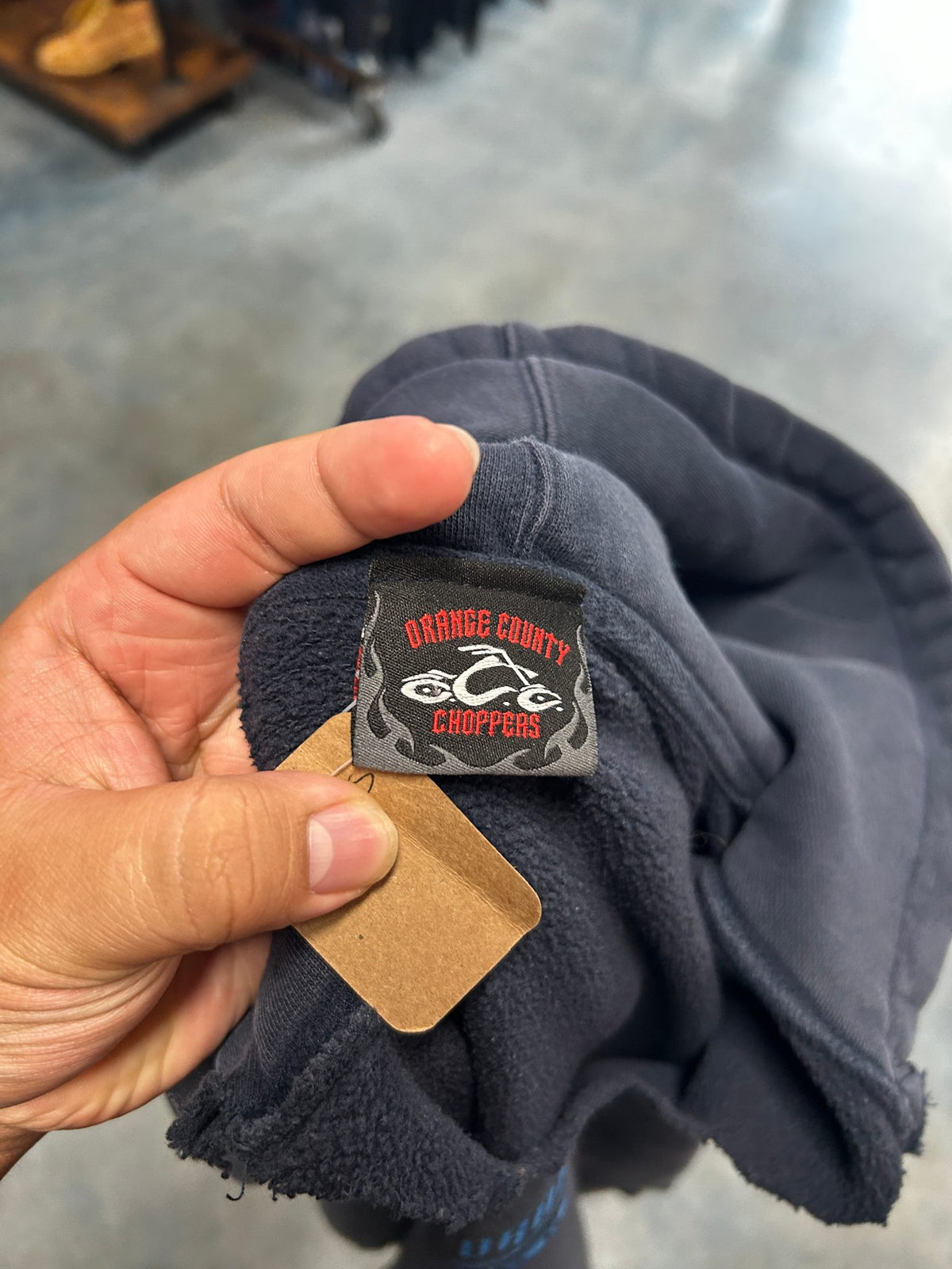 Vintage Orange County Choppers Navy Hoodie