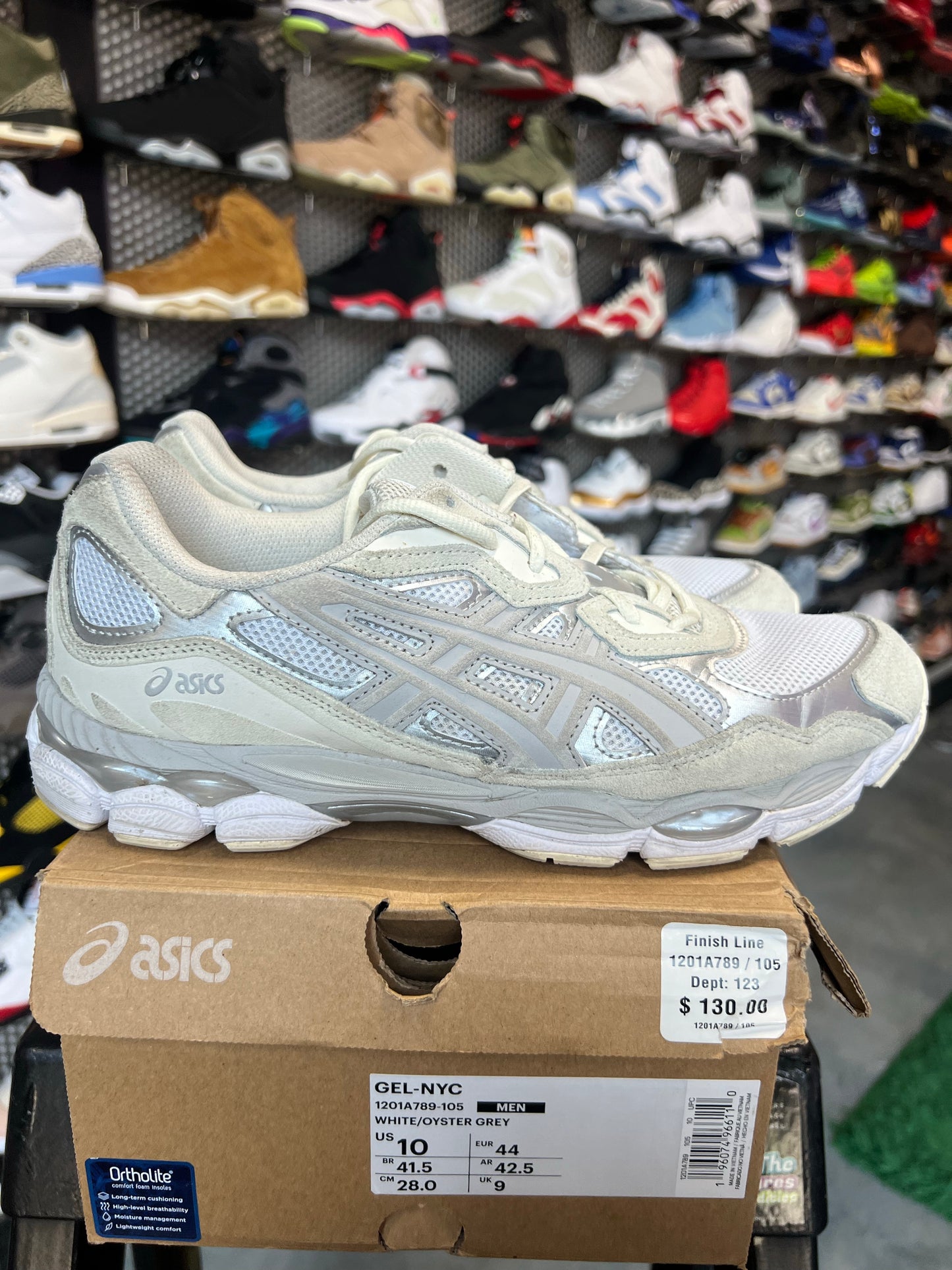 ASICS Gel-NYC White Oyster Grey