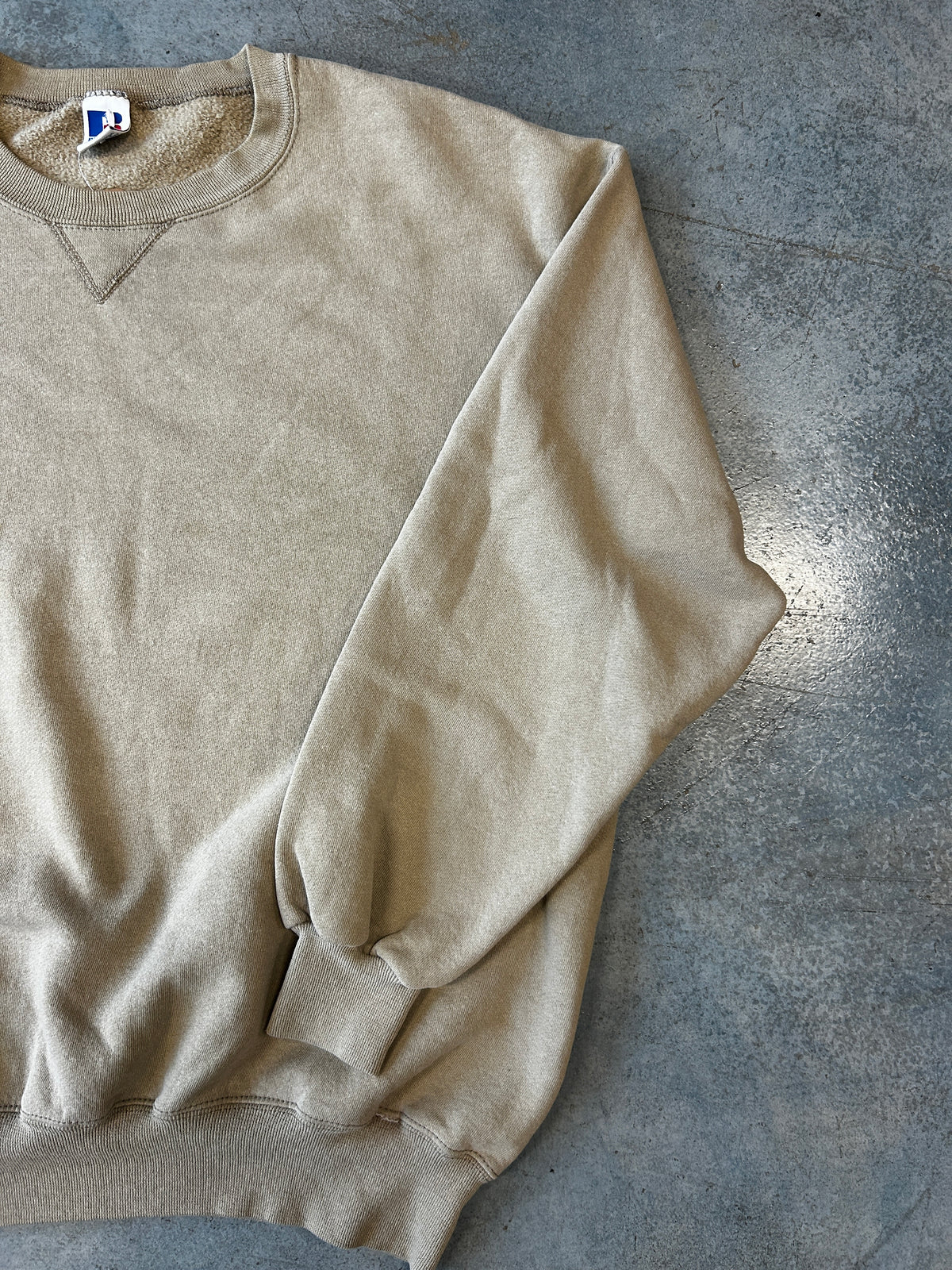 Vintage Russell Athletic Tan Crewneck