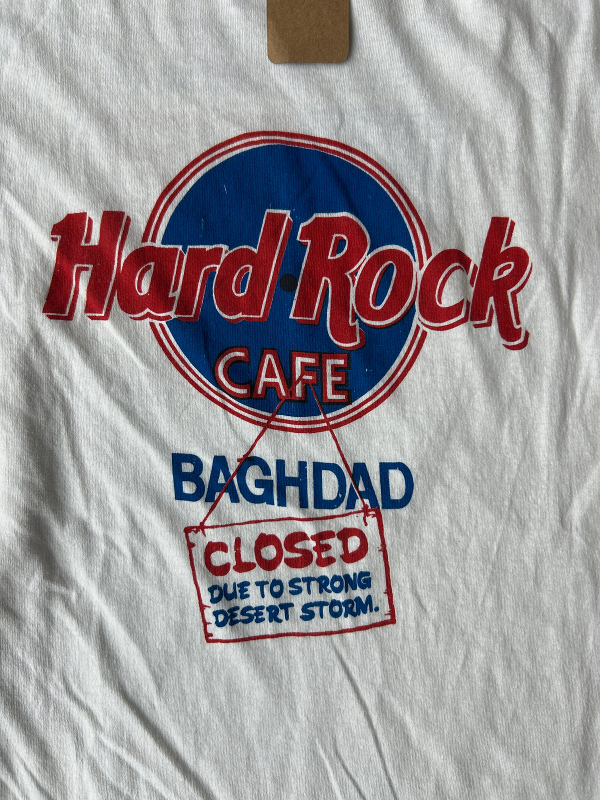 Vintage Hard Rock Cafe "Bagdad" White Tee