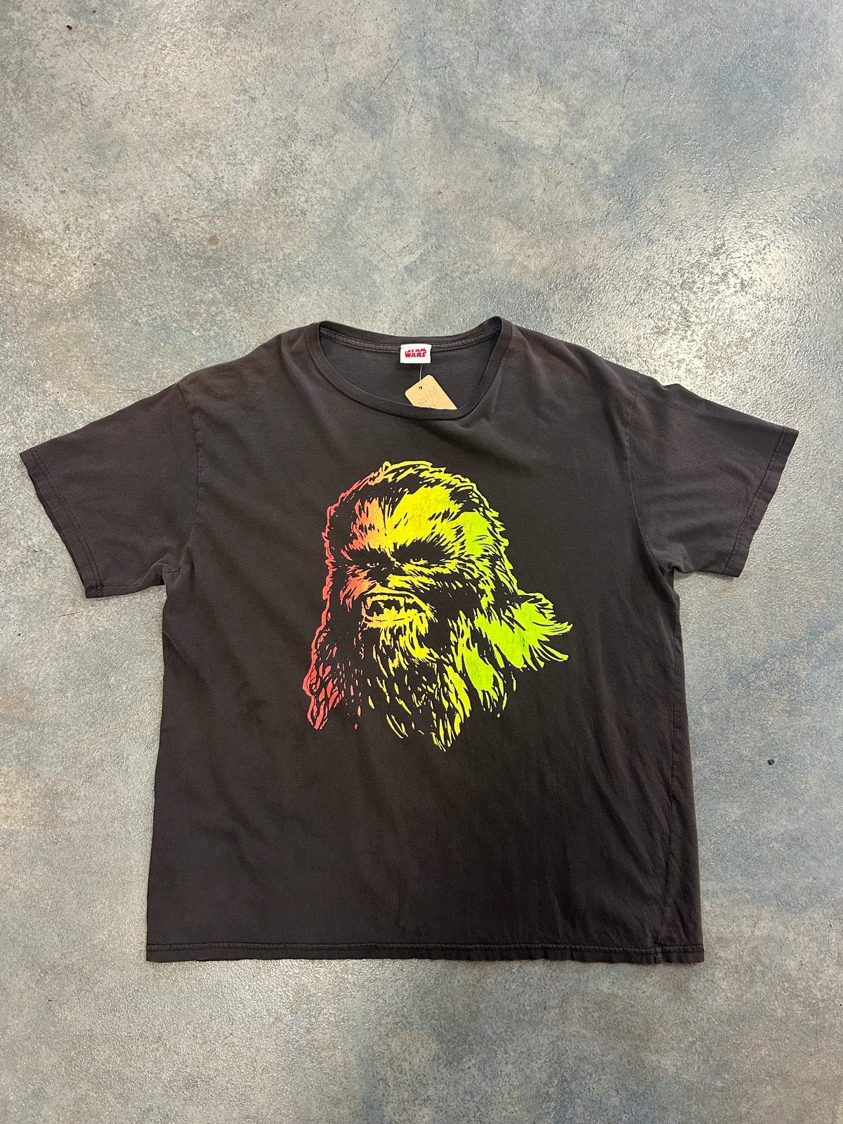 Vintage Star Wars Chubaka Black Tee