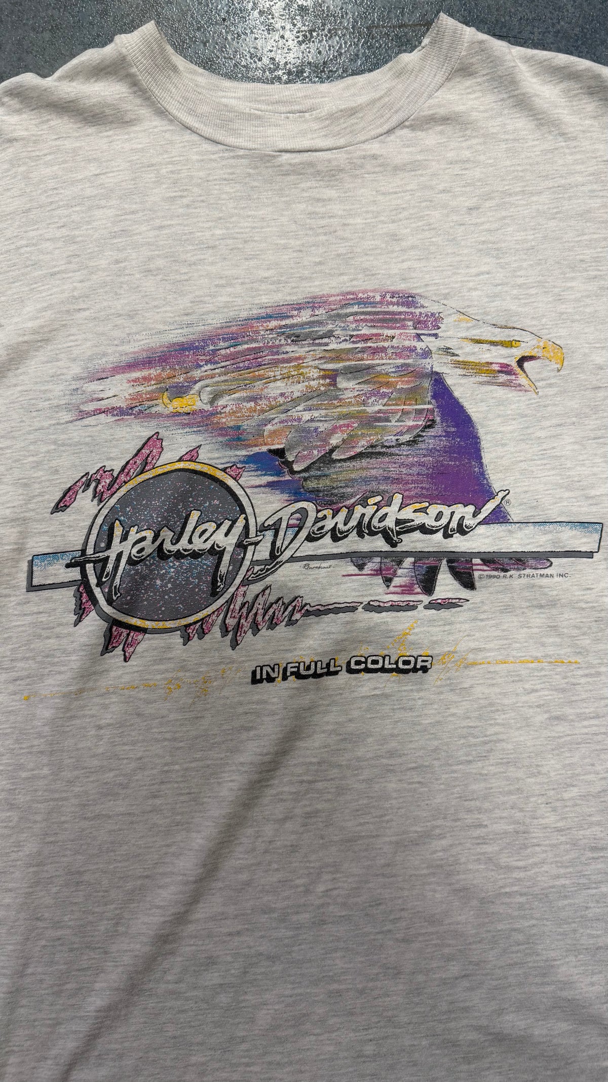 Harley Purple Eagle Tee OTF
