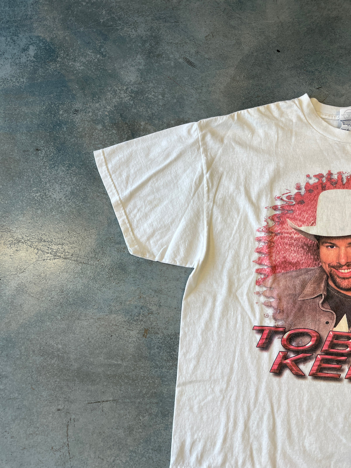 Toby Keith White tee OTF (RA)