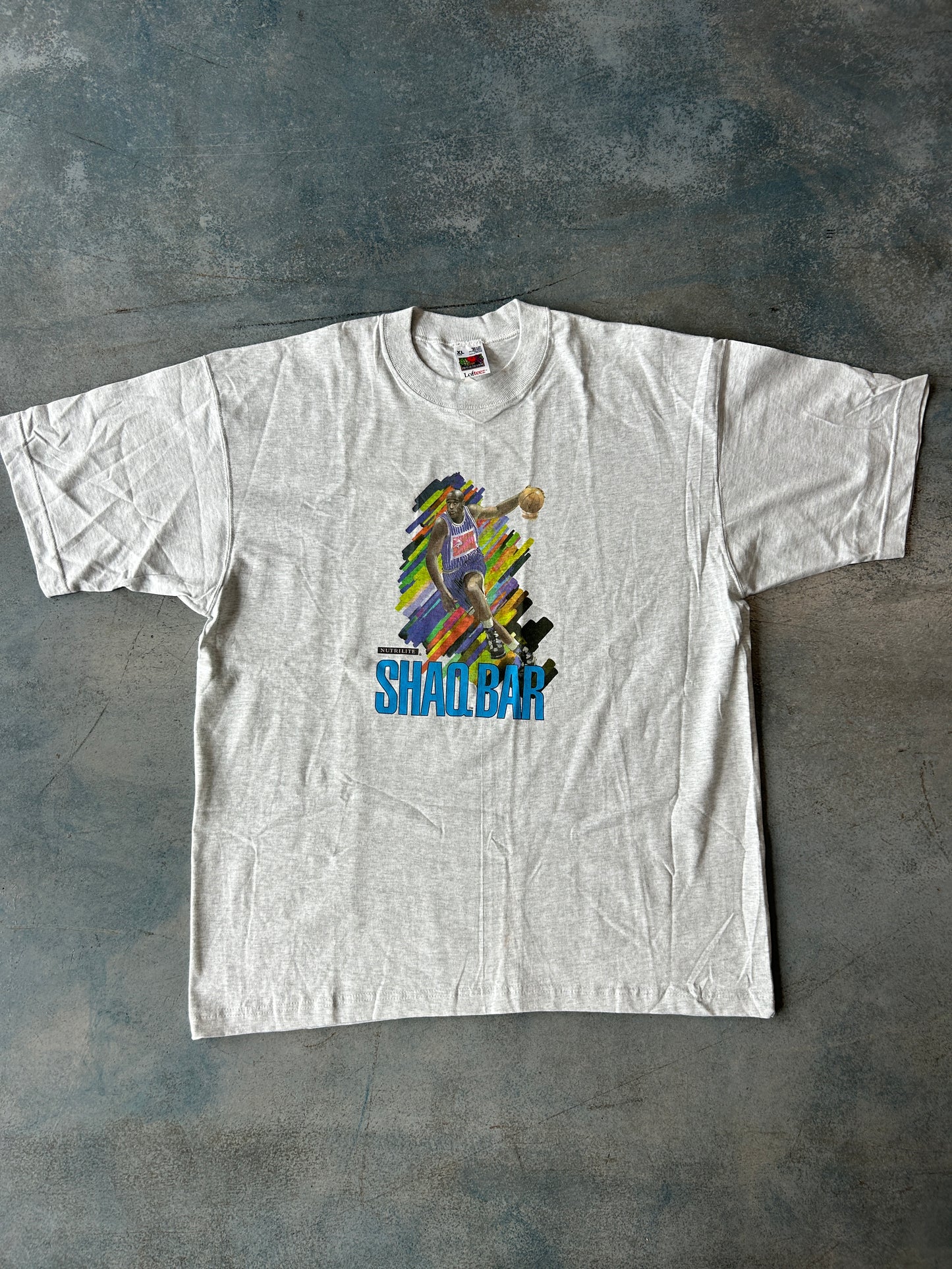 Shaq Bar Tee Gray B62