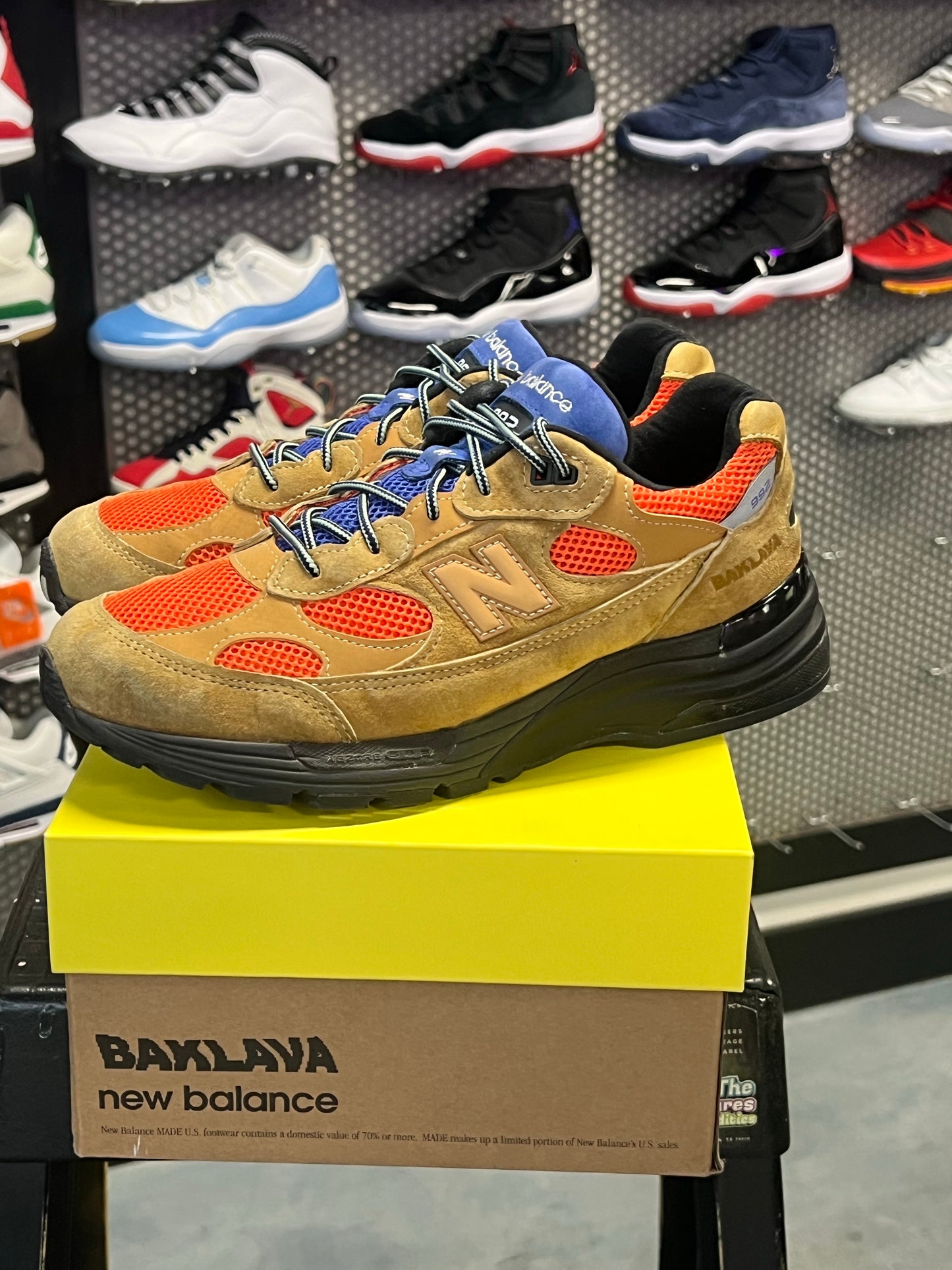New Balance 992 MiUSA Action Bronson Tiger Eye