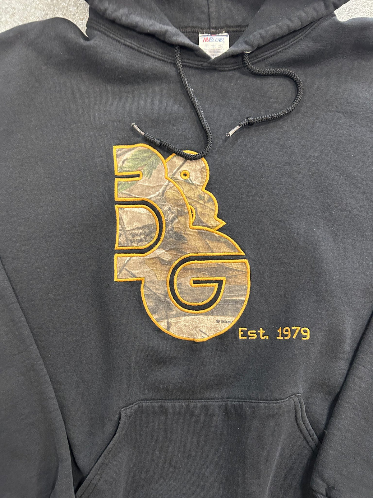 Vintage 1979 Jerzees Black Hoodie
