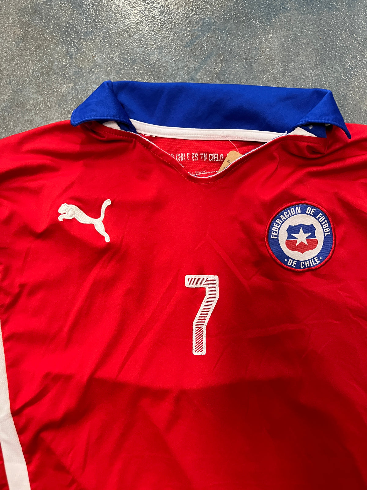 Puma 2014 Chile Alexis Sanchez Red Jersey