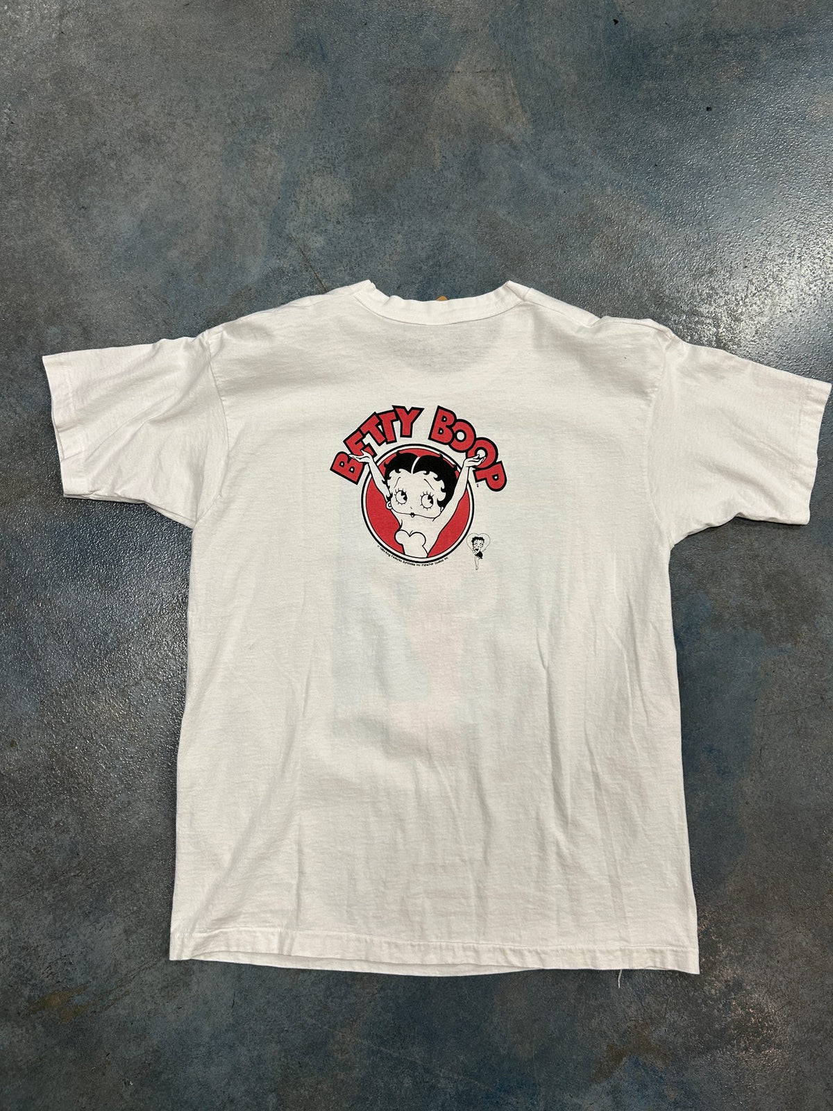 Vintage 1994 Betty Boop "Cosmopolitan" Magazine Cover White Tee