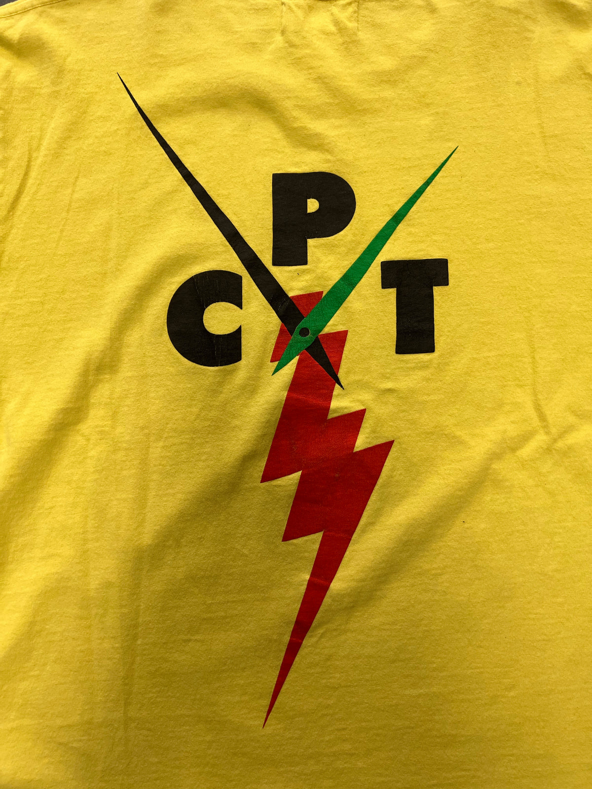 Denim Tears Yellow Progress Clock Tee