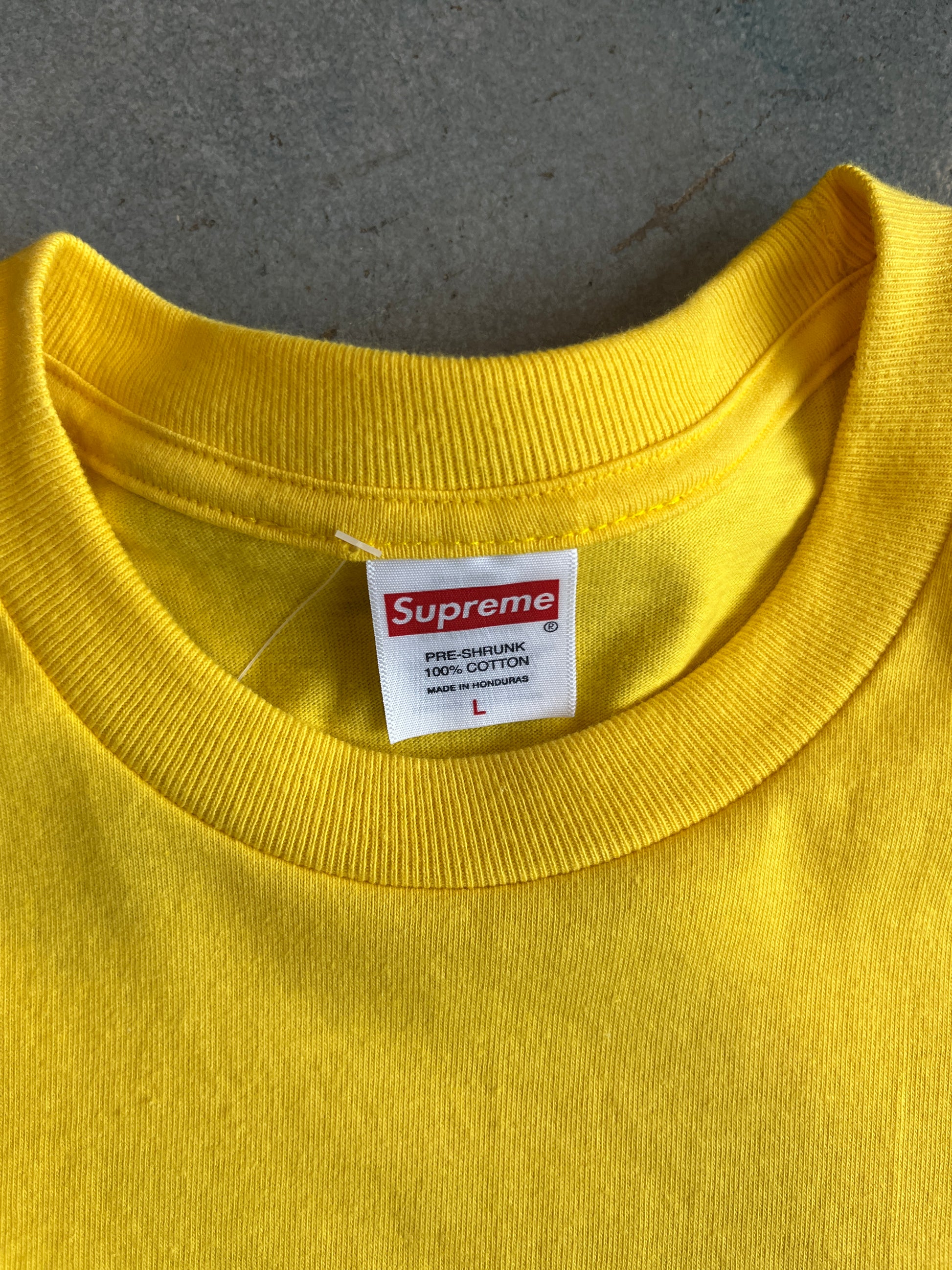 Supreme Wu-Tang Clan RZA Tee Yellow MB16 / L OTF (AS)