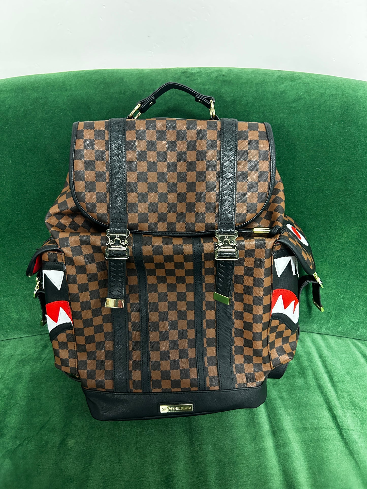Sprayground Sawtooth Sharks In Paris Monte Carlo Backpack Multicolor (LC) OTF