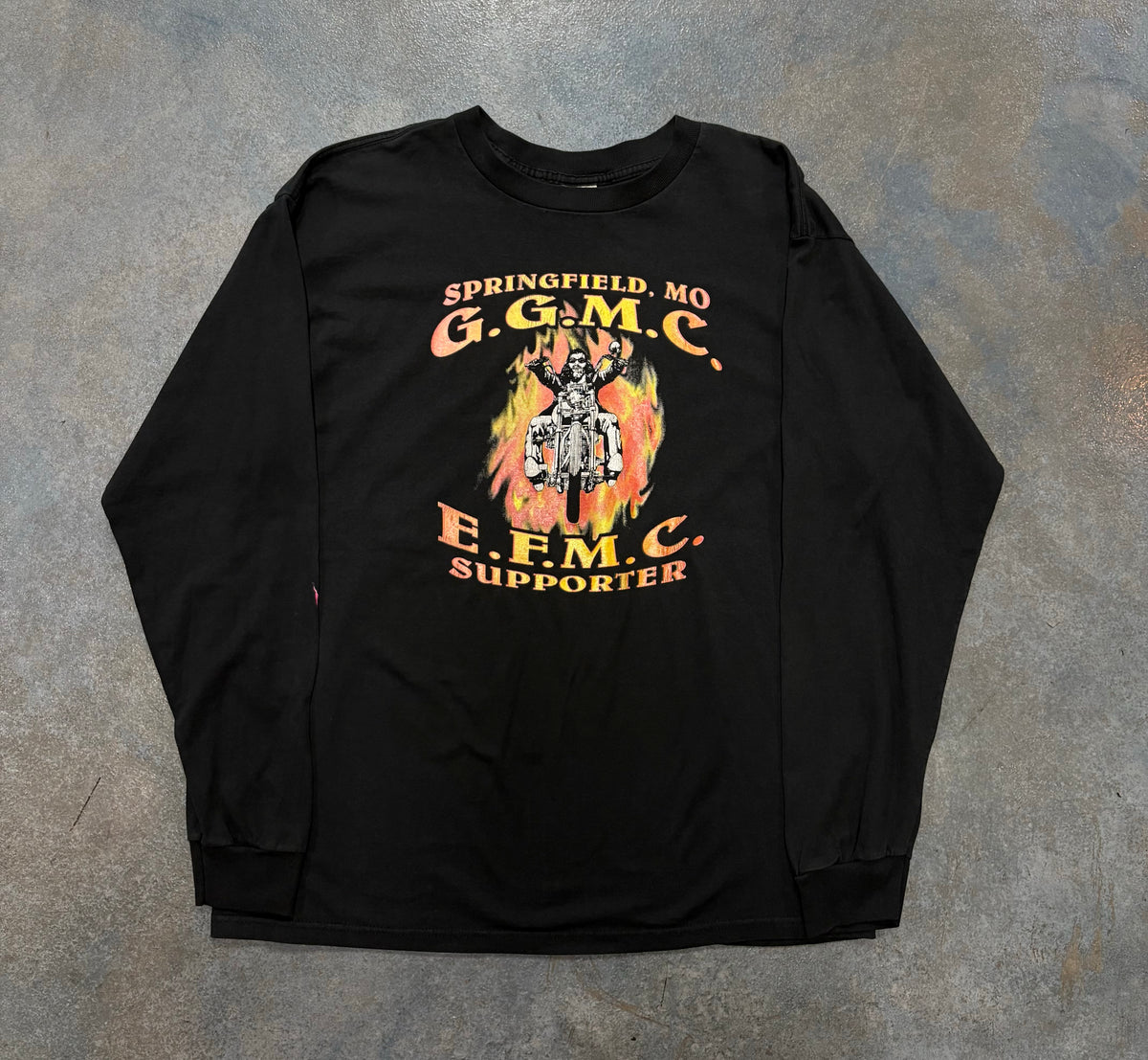 black long-sleeve "spring-feild Supporter" B46