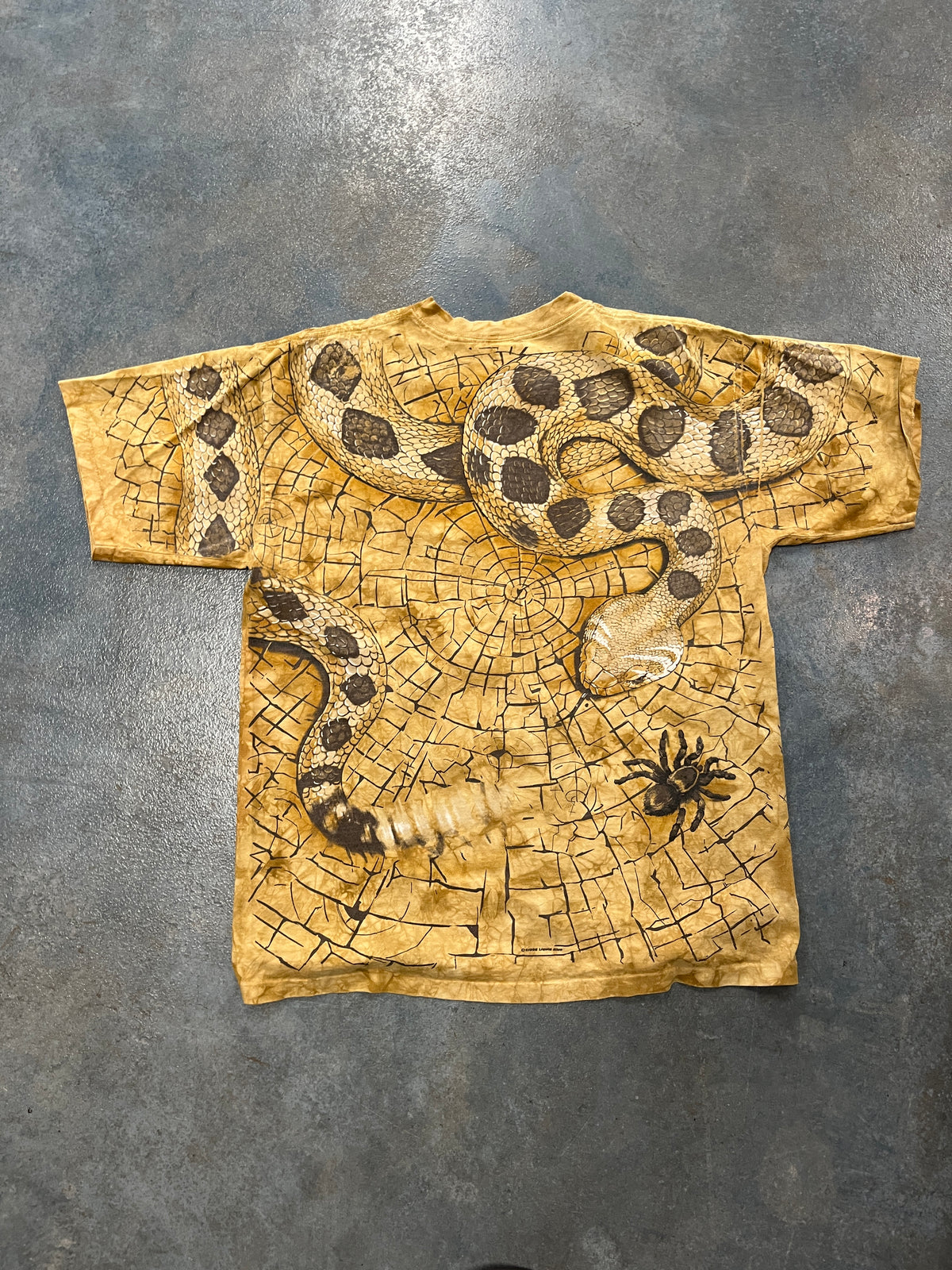 Vintage Liquid Blue Snake Full Print