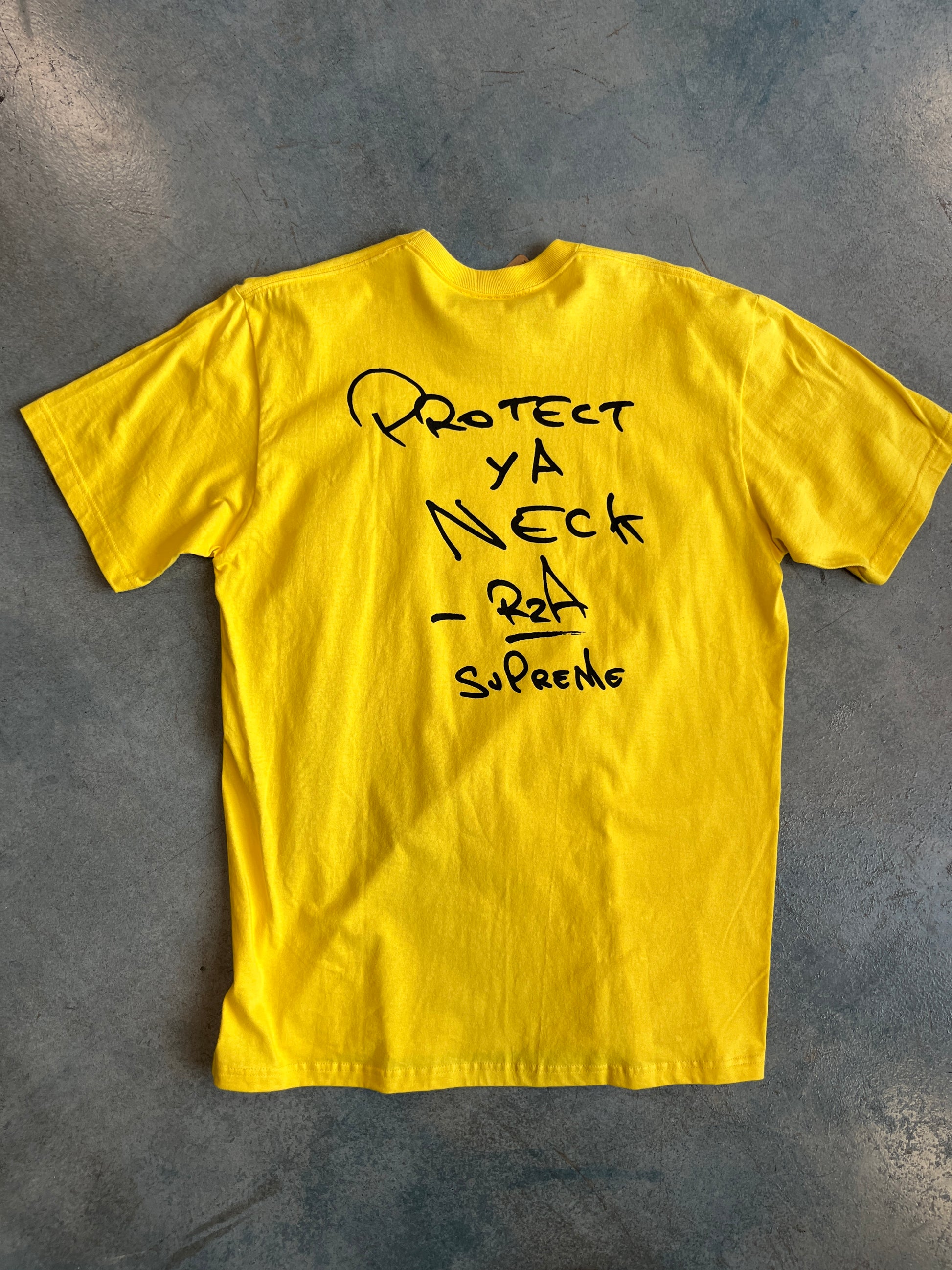 Supreme Wu-Tang Clan RZA Tee Yellow MB16 / L OTF (AS)