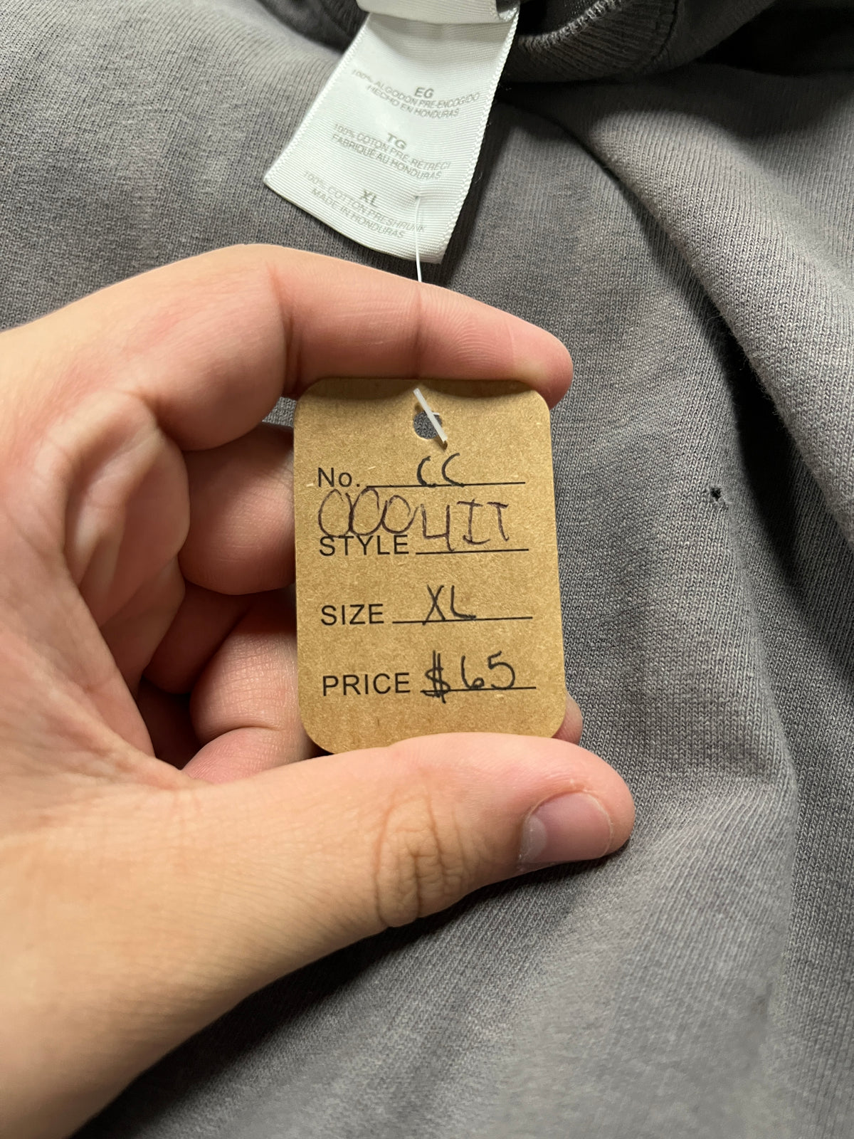 Orange County Chopper Gray Tee OTF (YC)