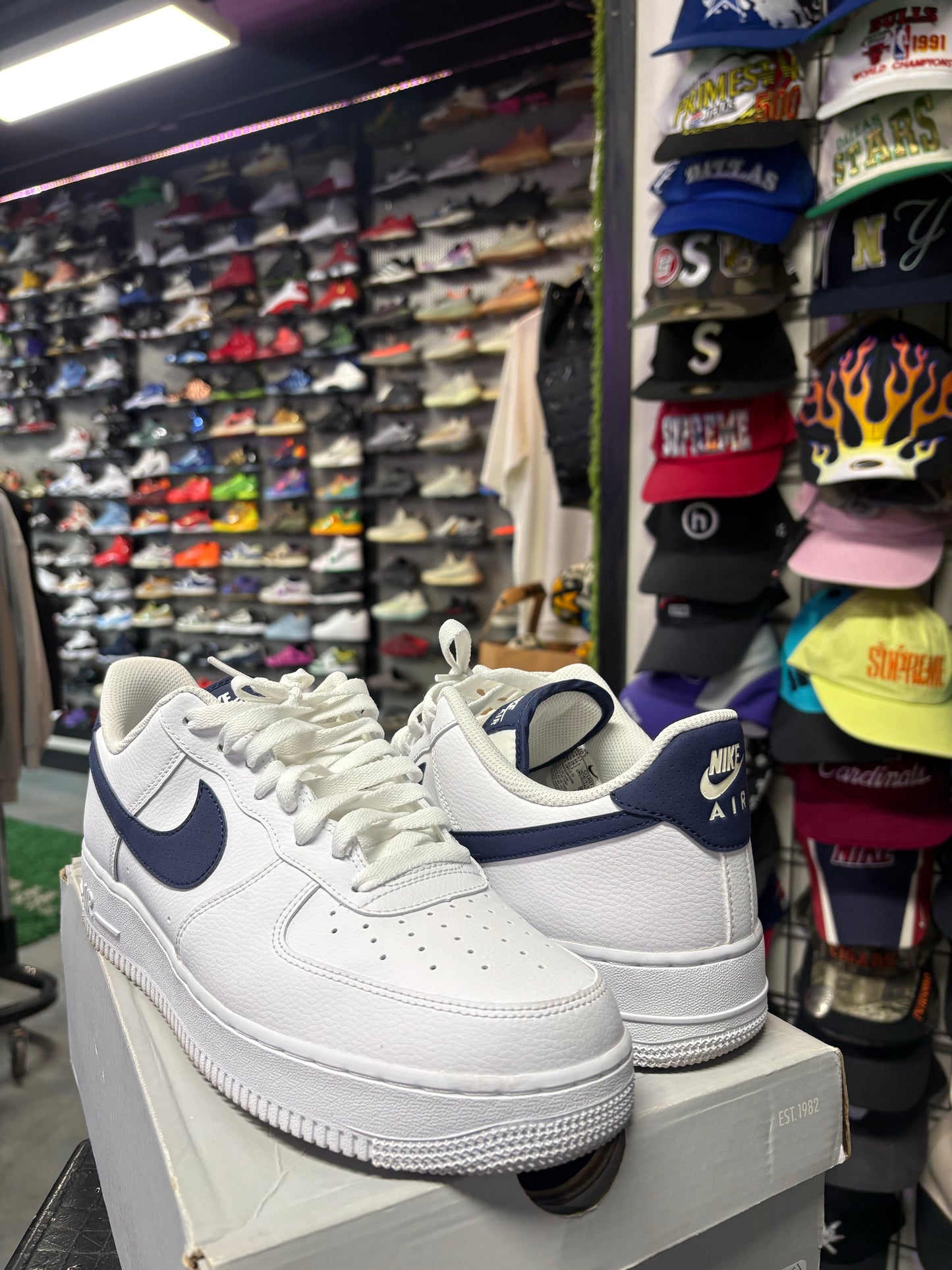 Nike Air Force 1 Low White Midnight Navy (2020)