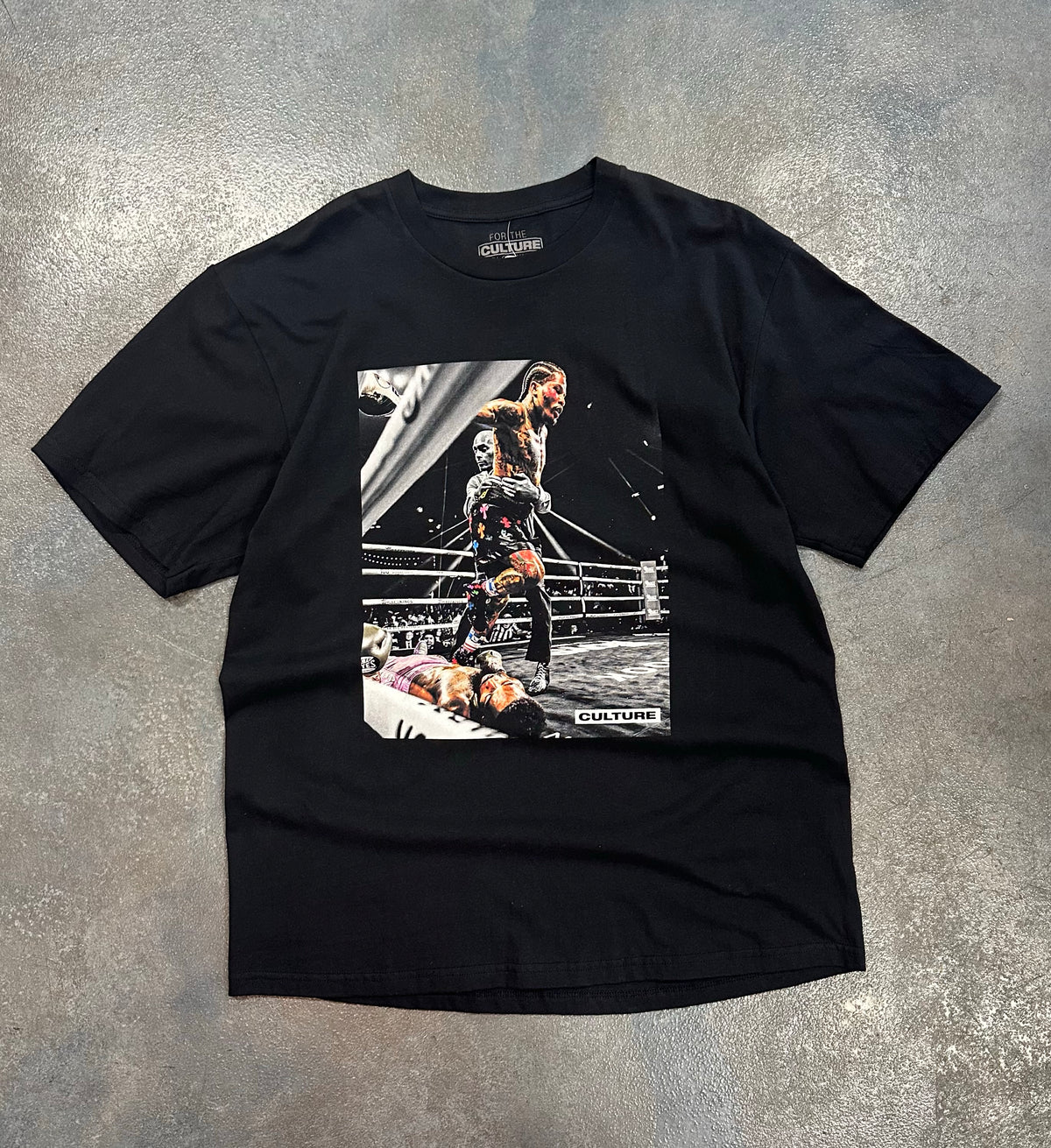 For the culture Boxing Black Tee