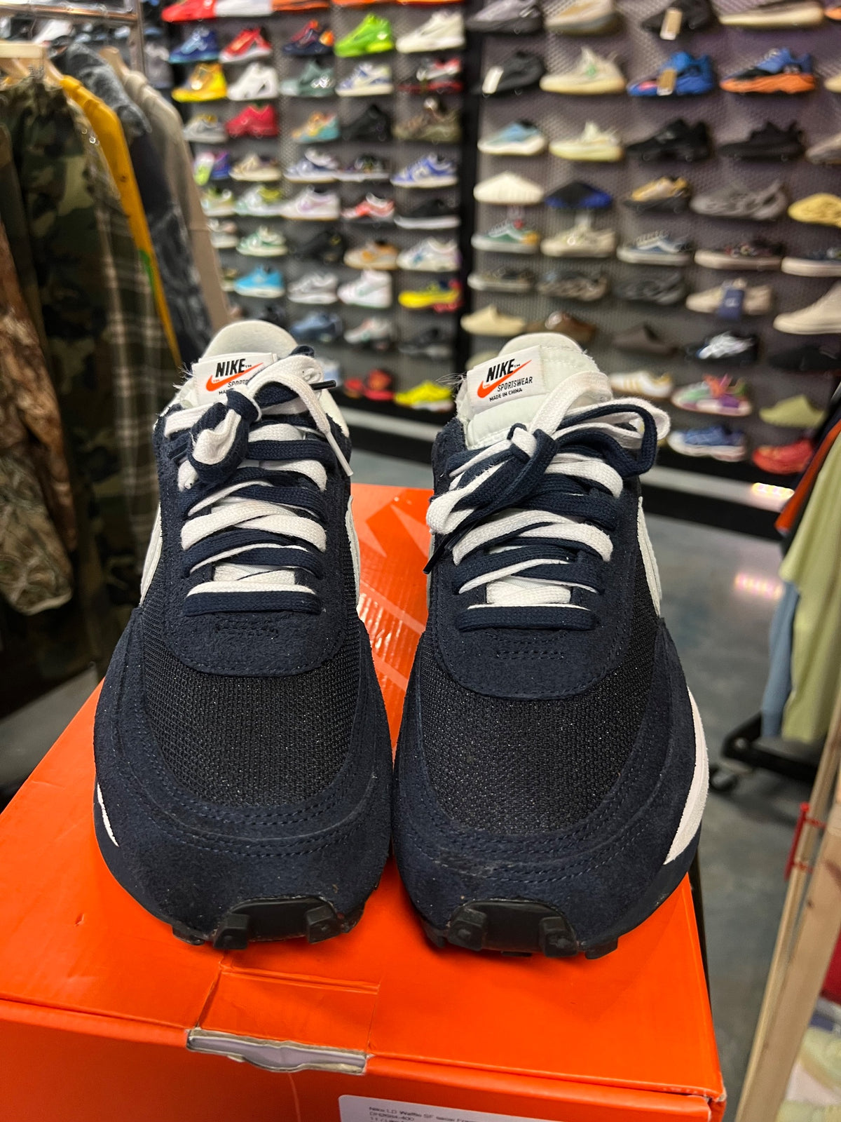Nike LD Waffle SF sacai Fragment Blue Void