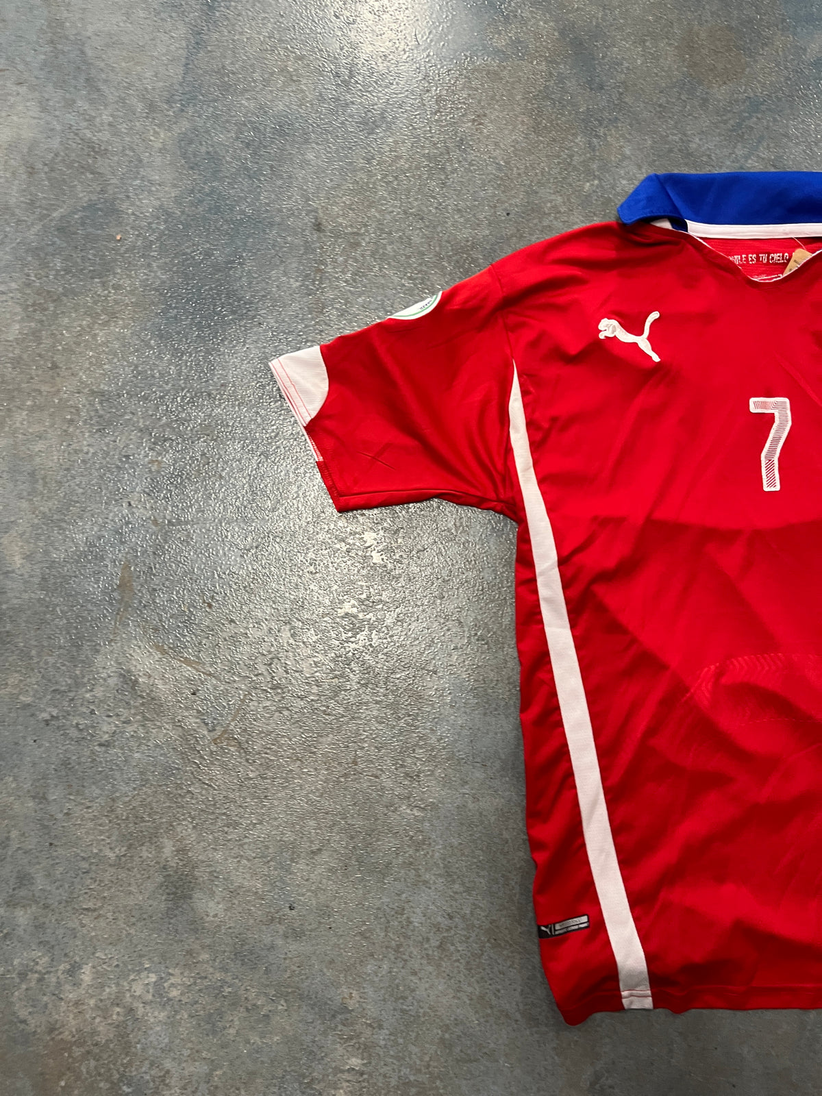 Puma 2014 Chile Alexis Sanchez Red Jersey