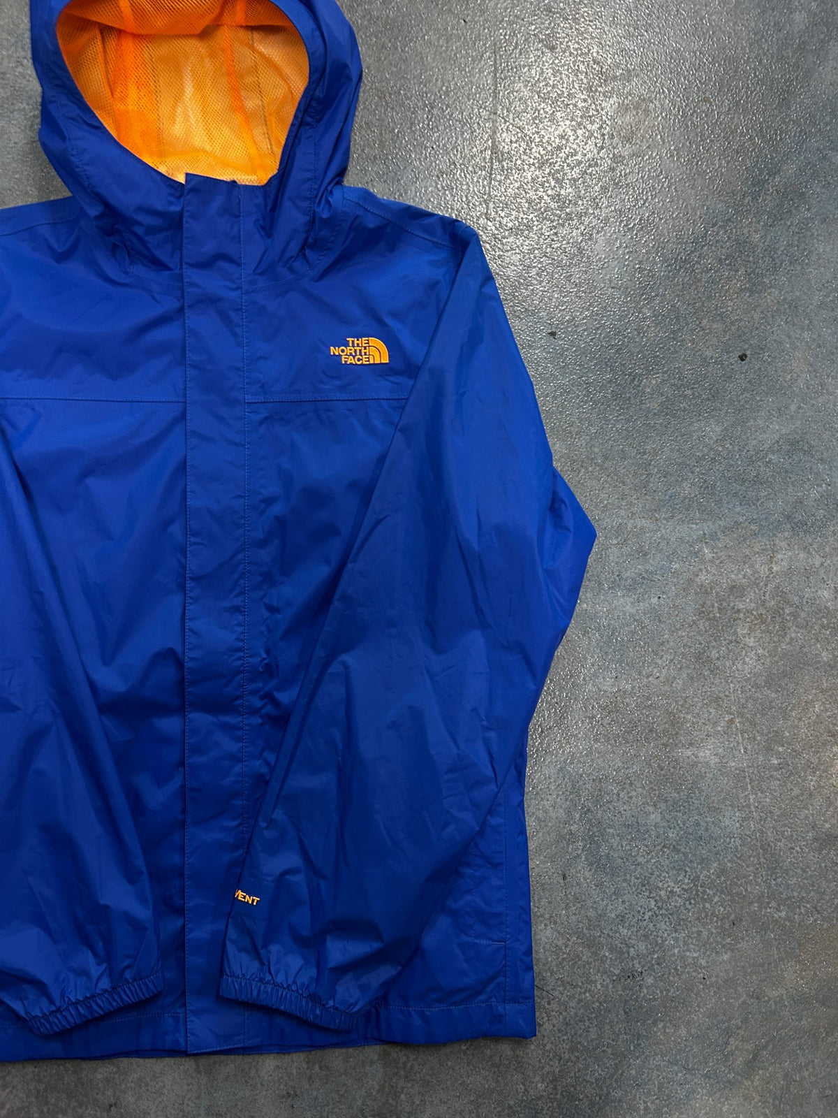 The North Face Blue Orange Lining Windbreaker