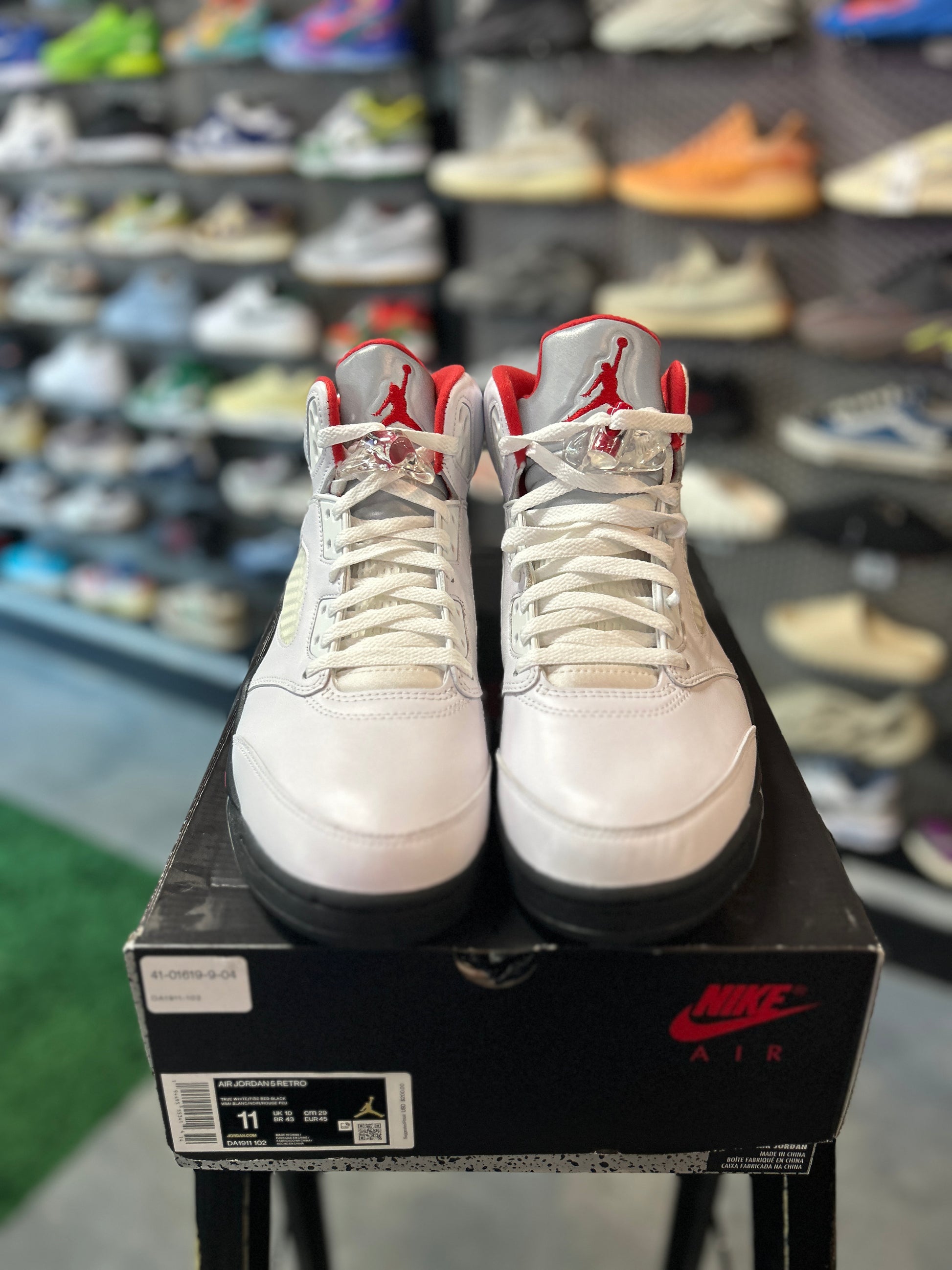 Jordan 5 Retro Fire Red Silver Tongue (2020) (IC)