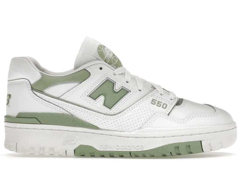 New Balance 550 White Mint Green