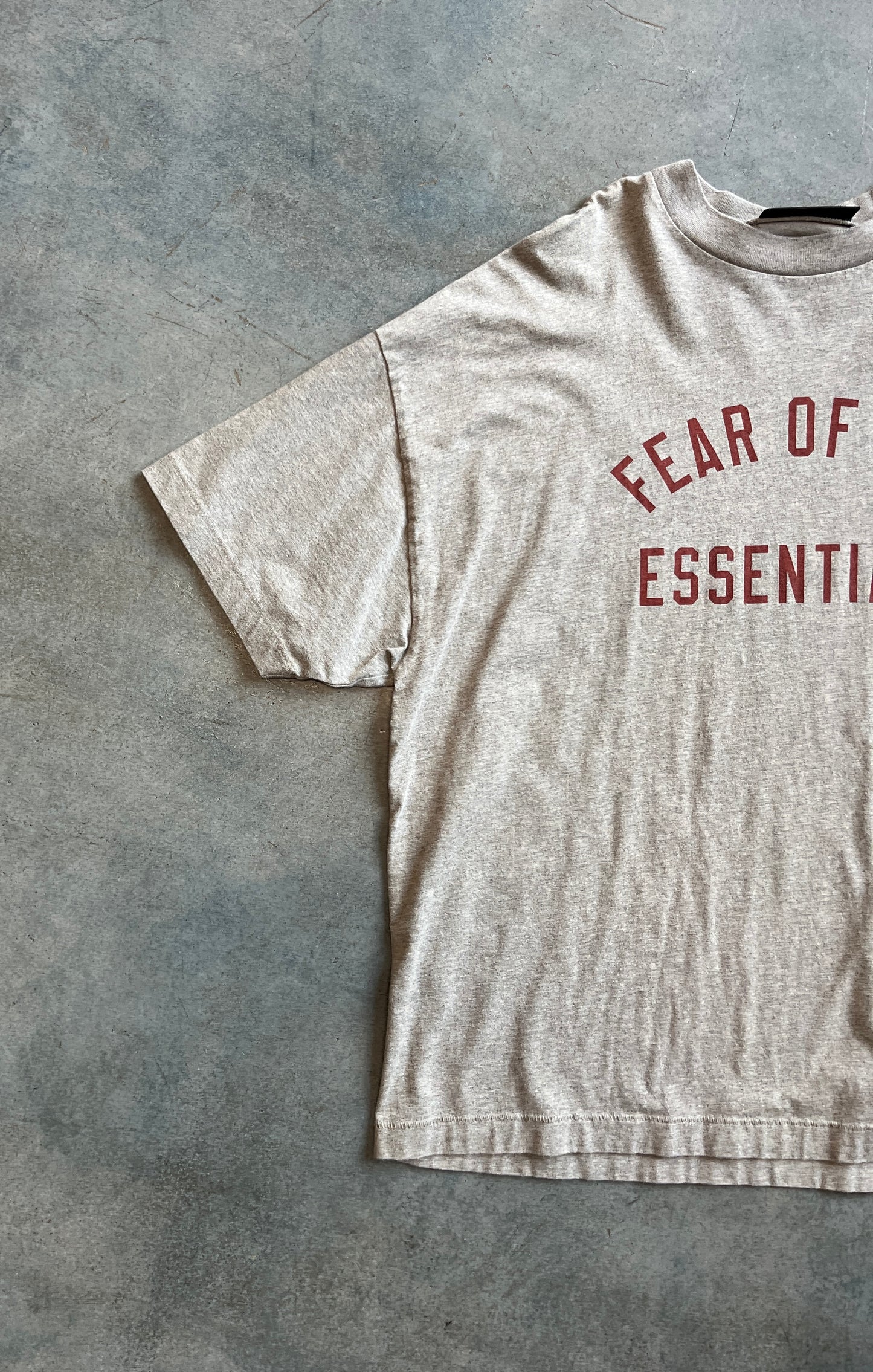 Fleece Essential Tee Grey OTF