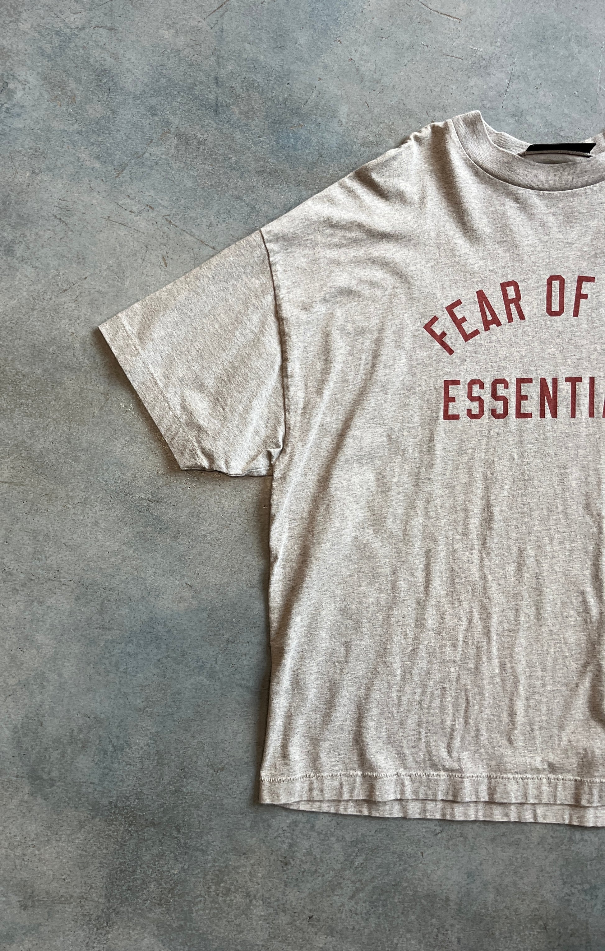 Fleece Essential Tee Grey OTF