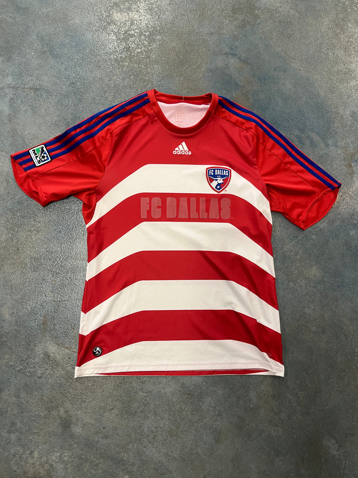 Adidas FC Dallas Soccer Jersey Red MLS