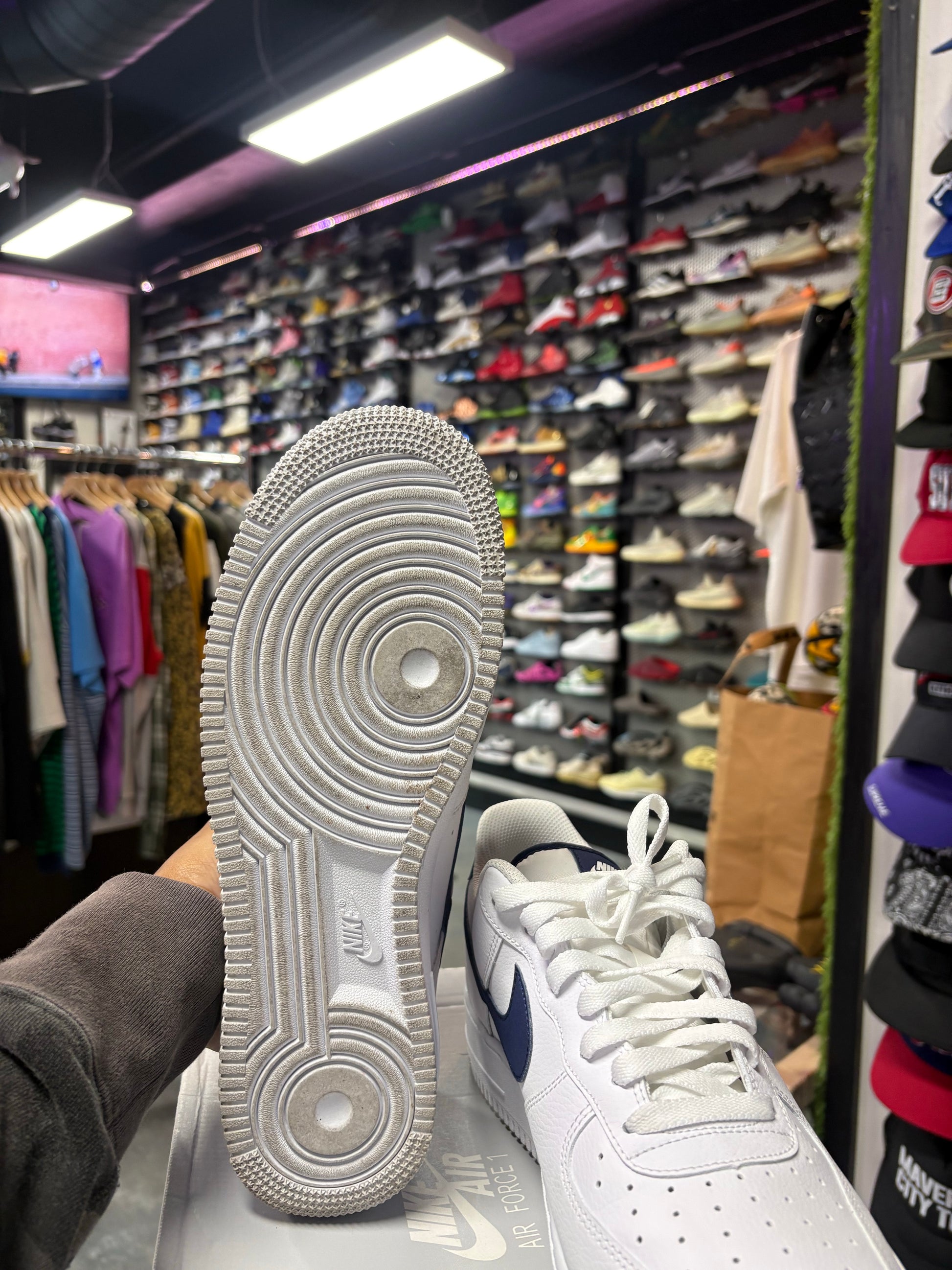Nike Air Force 1 Low White Midnight Navy (2020)