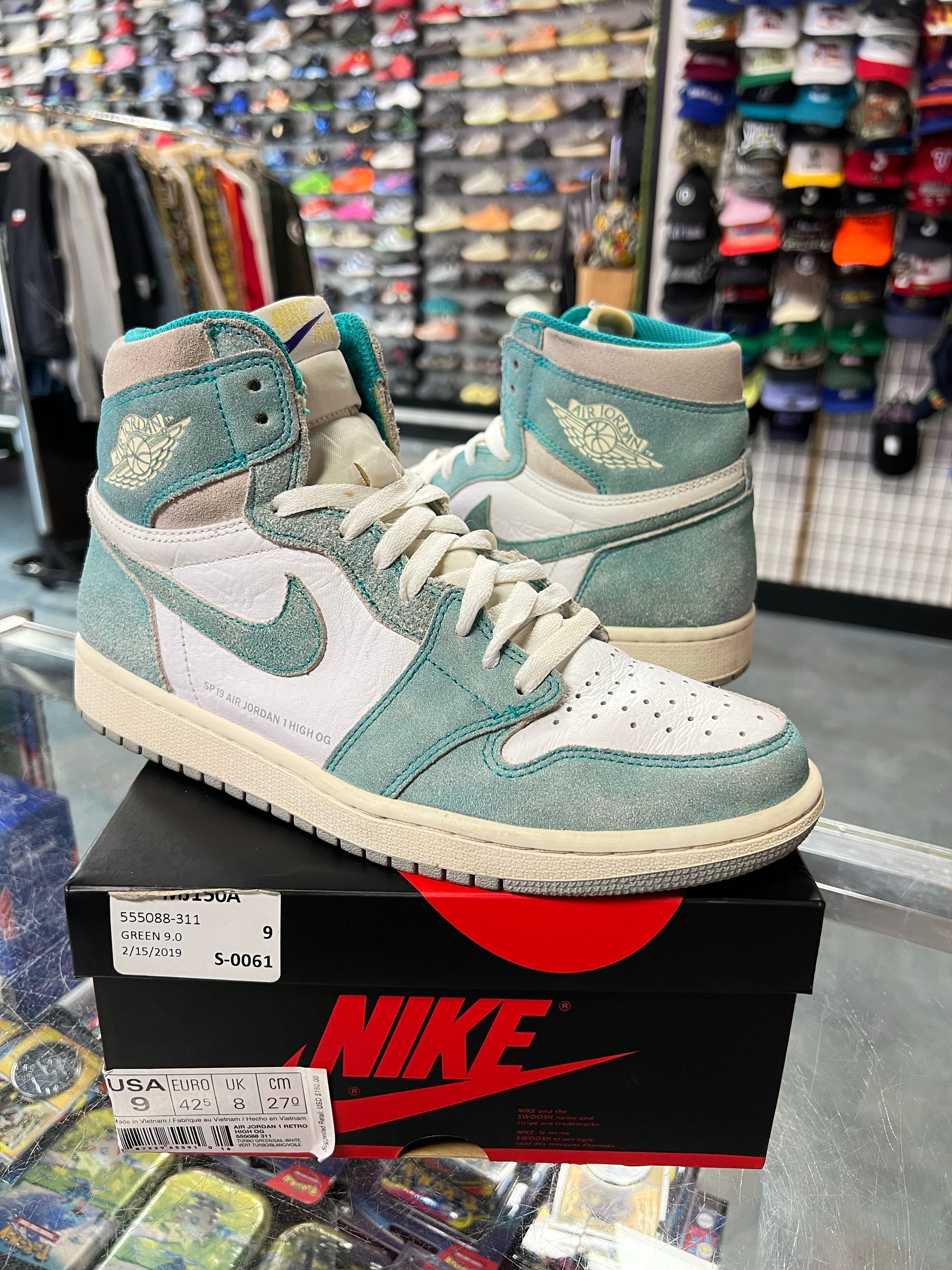 Jordan 1 Retro High Turbo Green
