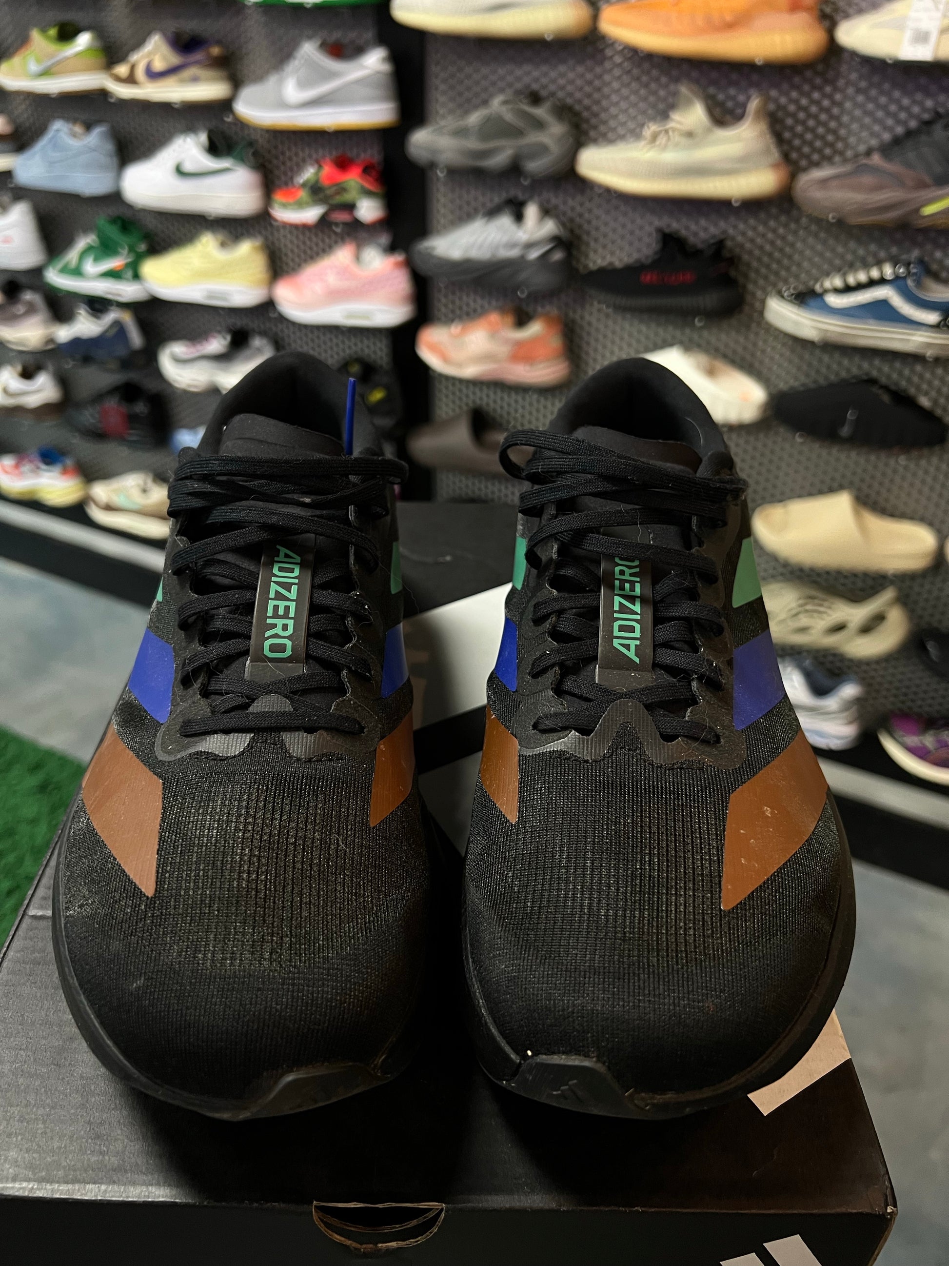 adidas Adizero Evo SL Pharrell Humanrace Black Green Blue