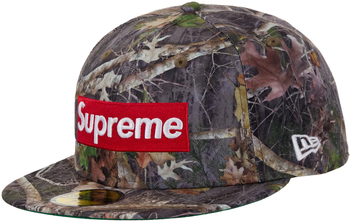 Supreme FDNY Box Logo New Era 59Fifty Fitted Cap TrueTimber Kanati Camo
