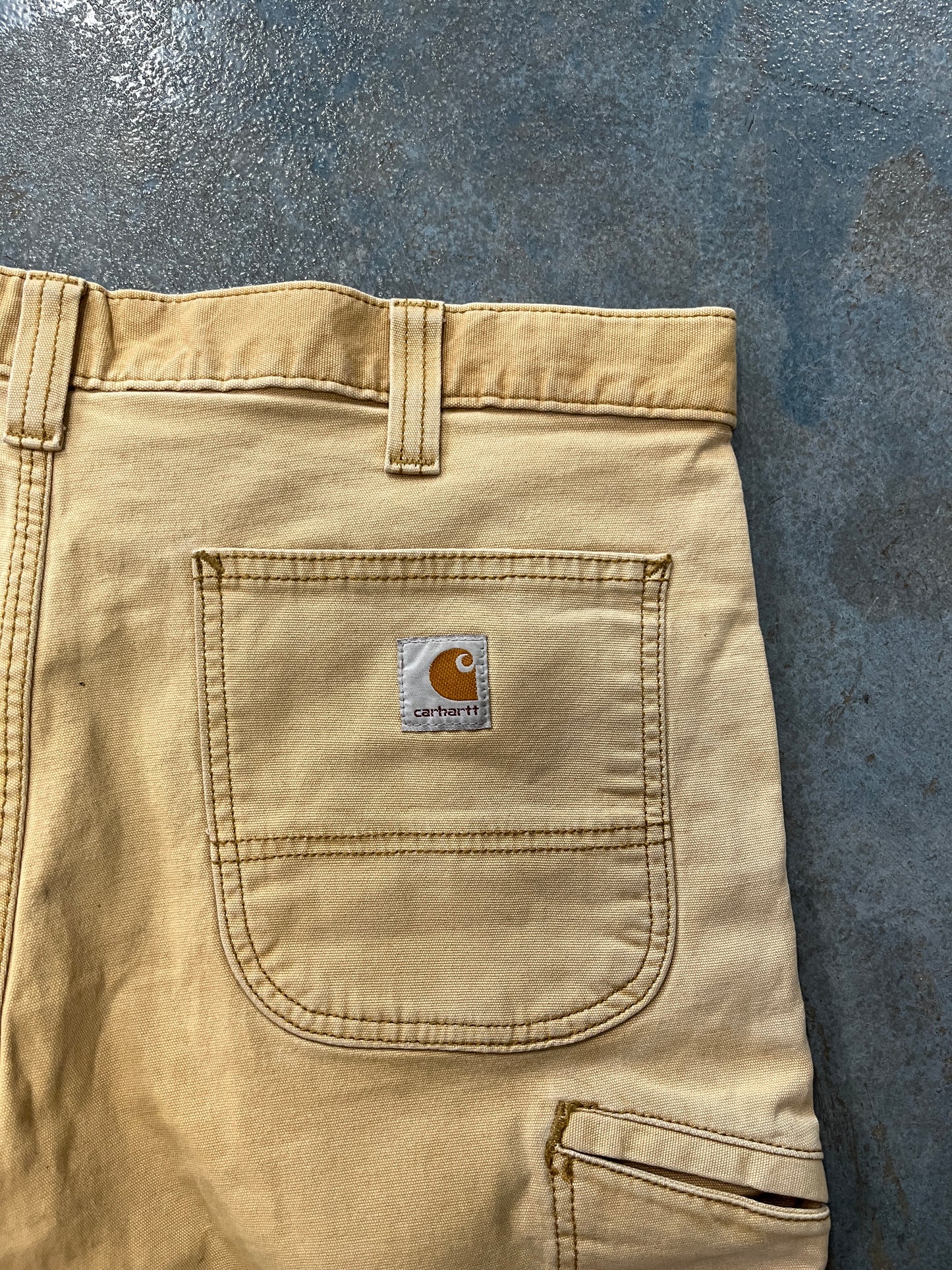 Carhartt Relaxed Fit Beige Cargo Shorts B3 (RA)