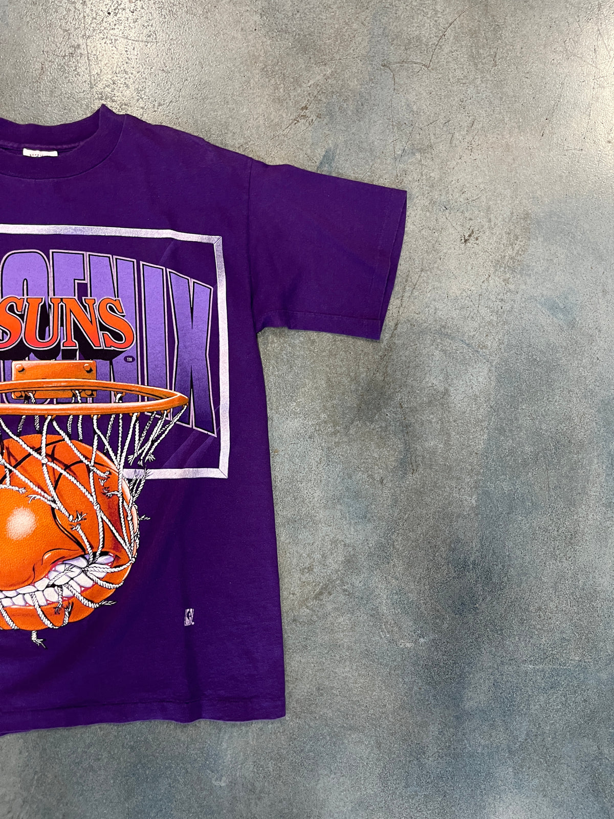 Vintage Phoenix Suns BasketBall Purple Tee