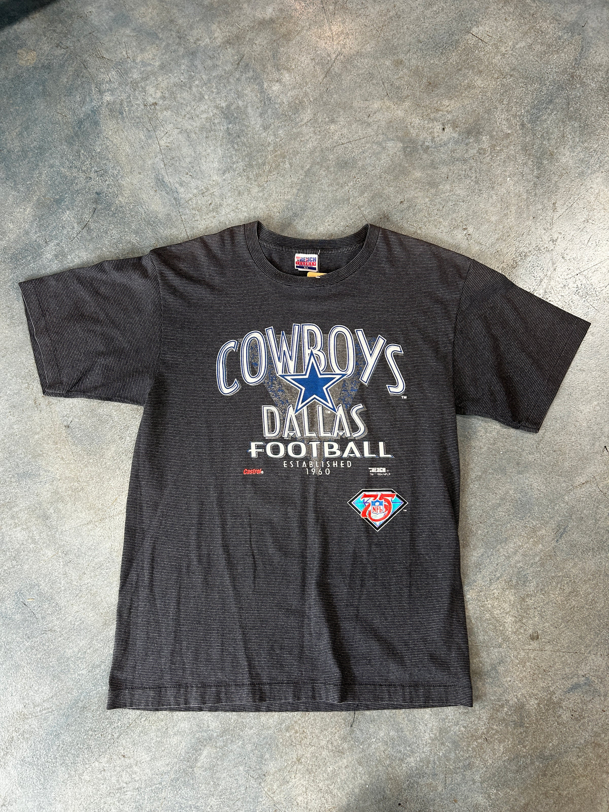 Vintage Dallas Football Stripe Vintage