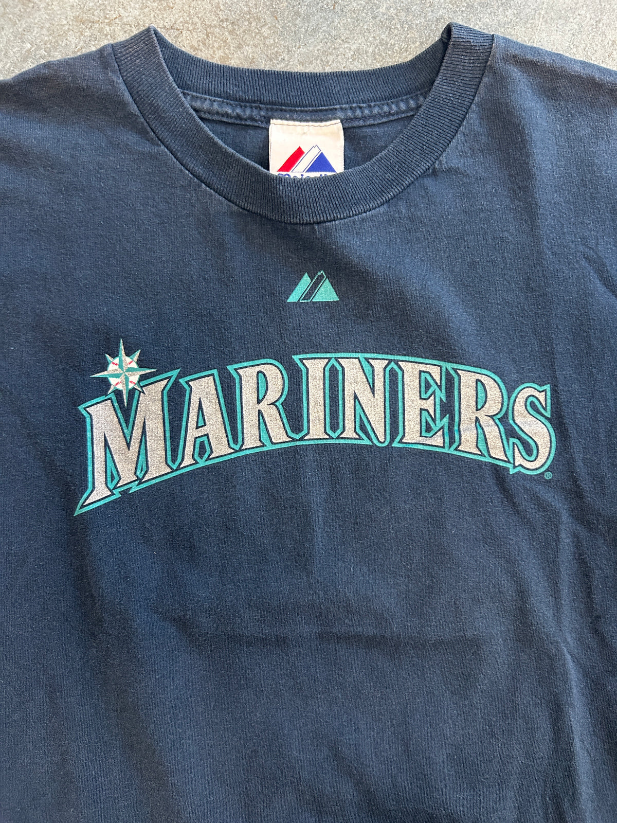 Vintage Seattle Mariners Griffey 24 Navy Tee