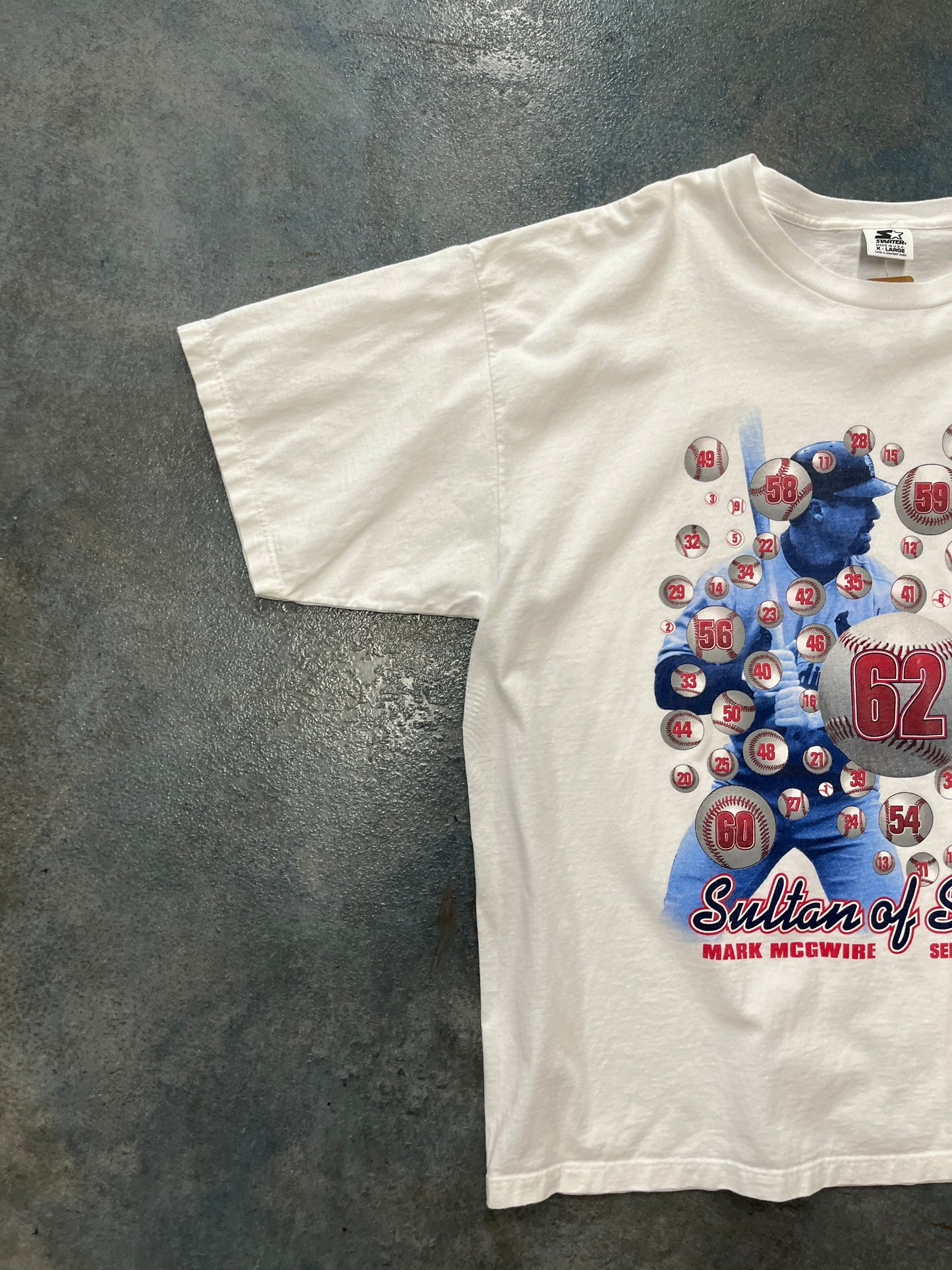 Vintage Starter Mark Mcgwire Sultan Of Swing Graphic T-Shirt OTF