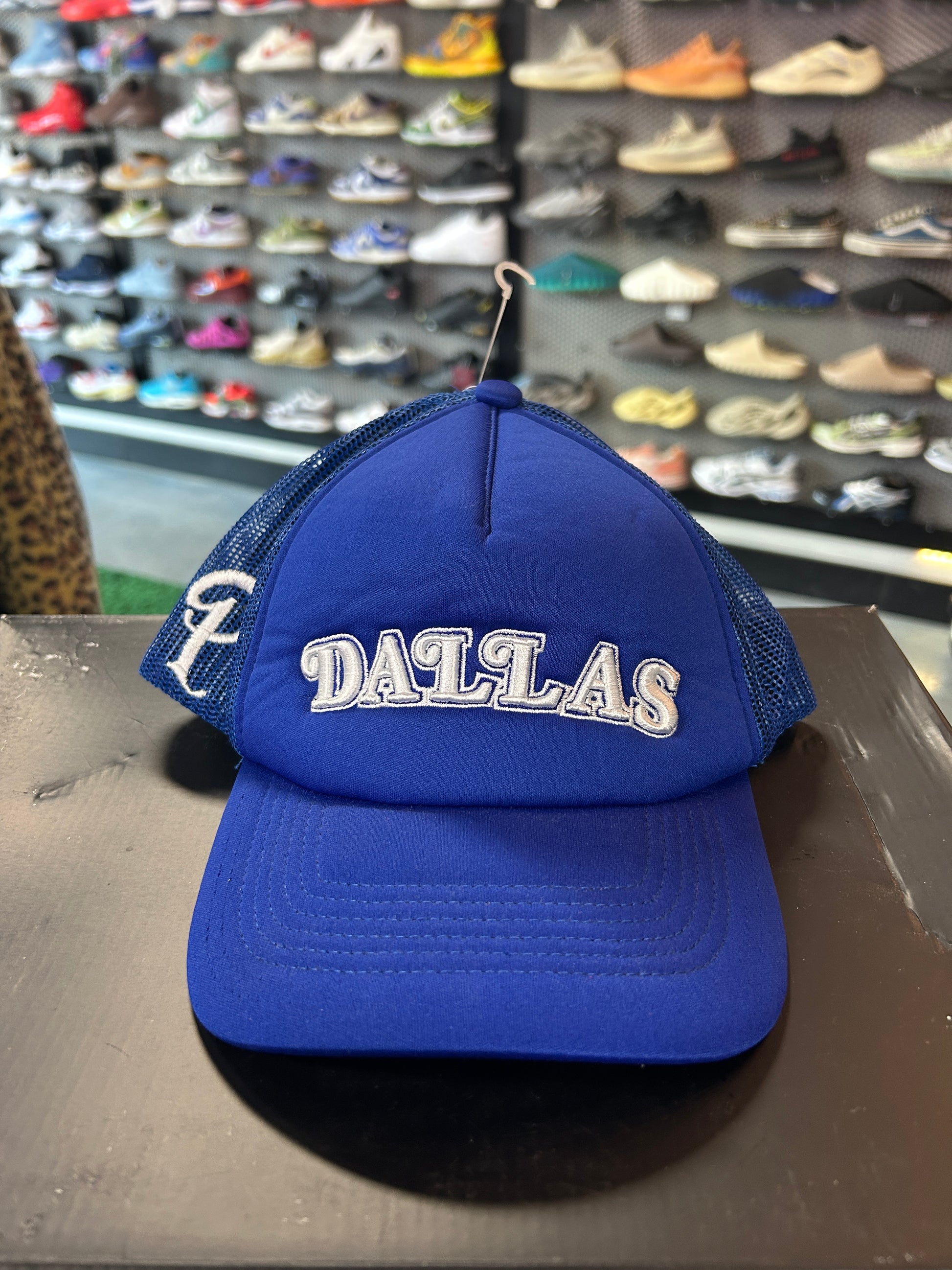 Dallas Mavericks Blue Trucker Hat OTF