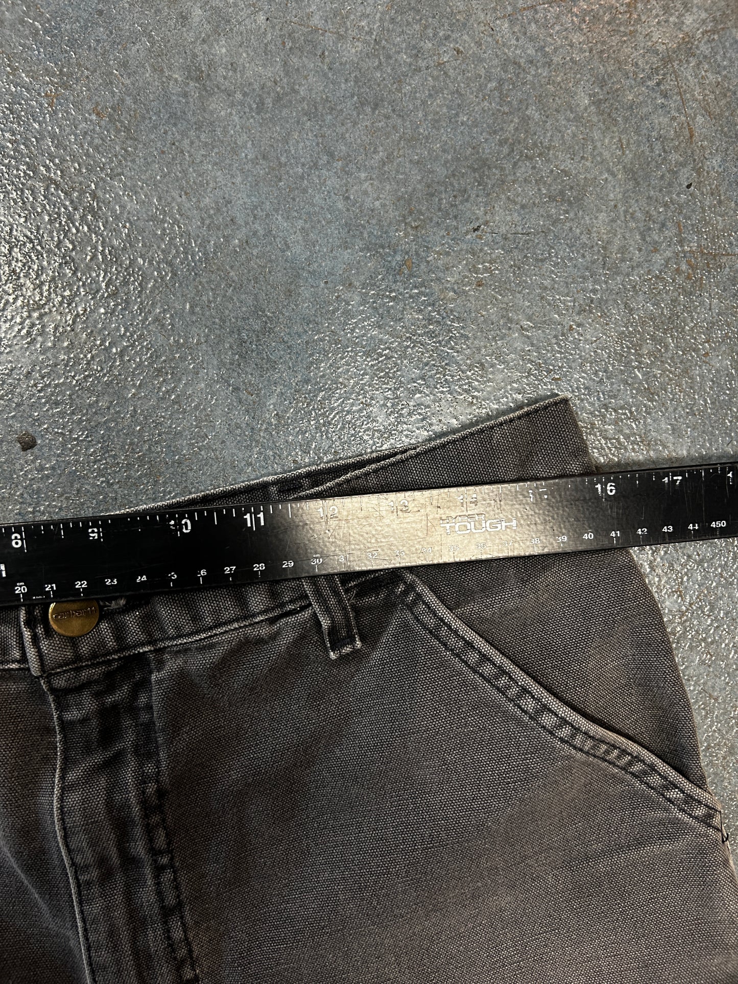 Carpenter Carhartt Gray Jorts 34W (RI.AC) OTF