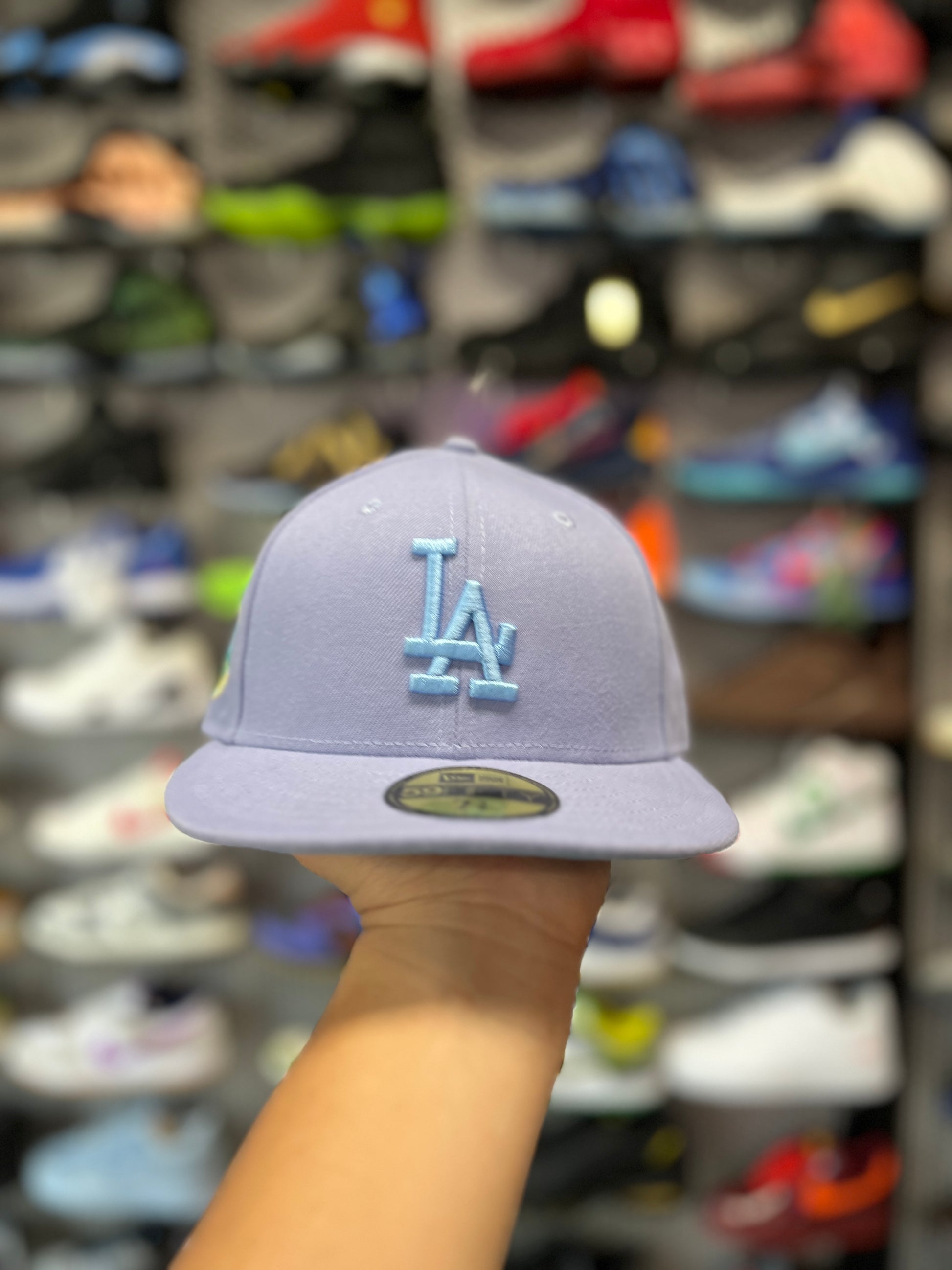 Hat Club Exclusive OG Northern Lights LA Dodgers New Era Fitted Hat 7 3/8 OTF