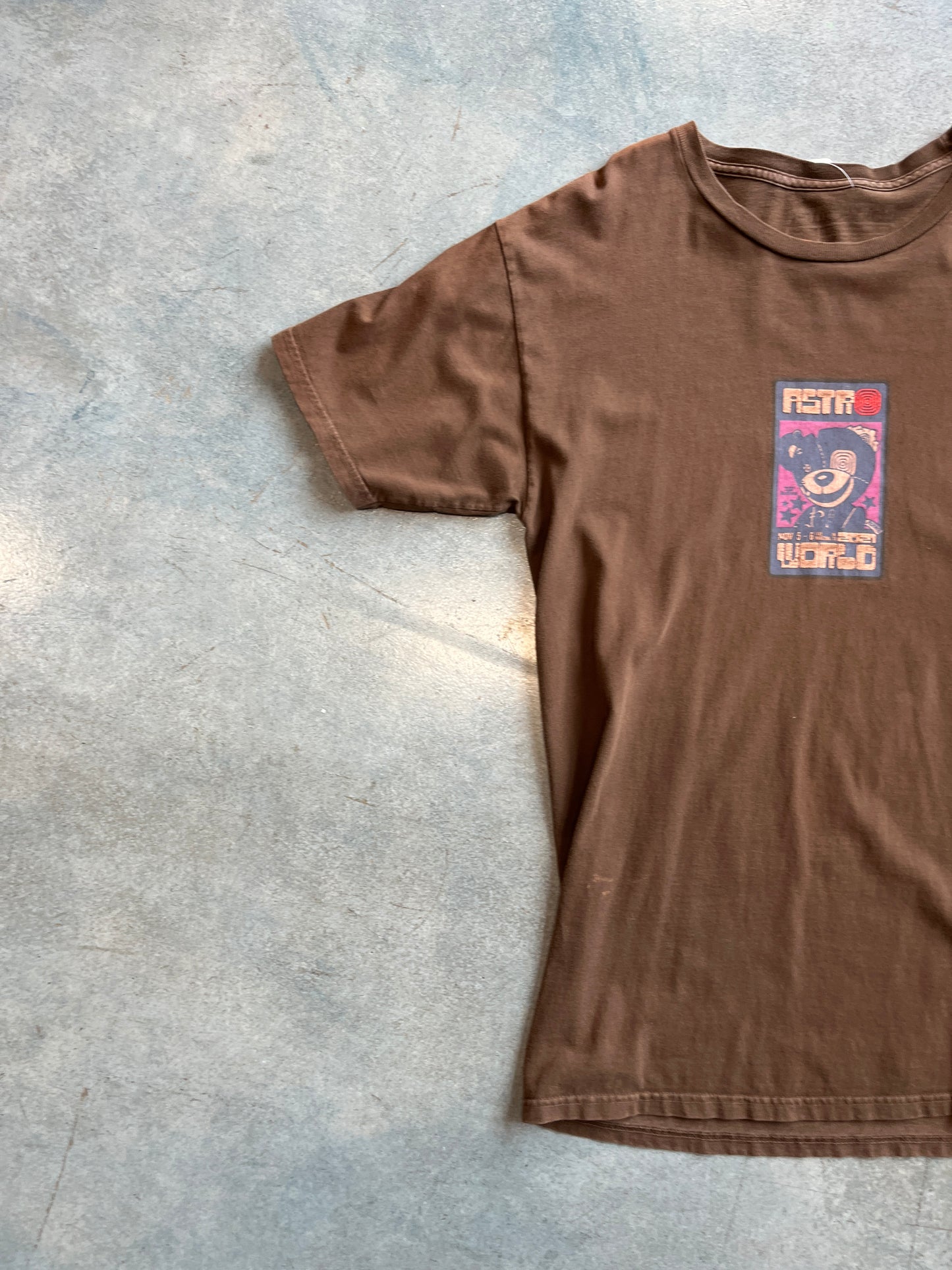 Travis Scott Astroworld Festival 2021 Tee Brown Bear OTF