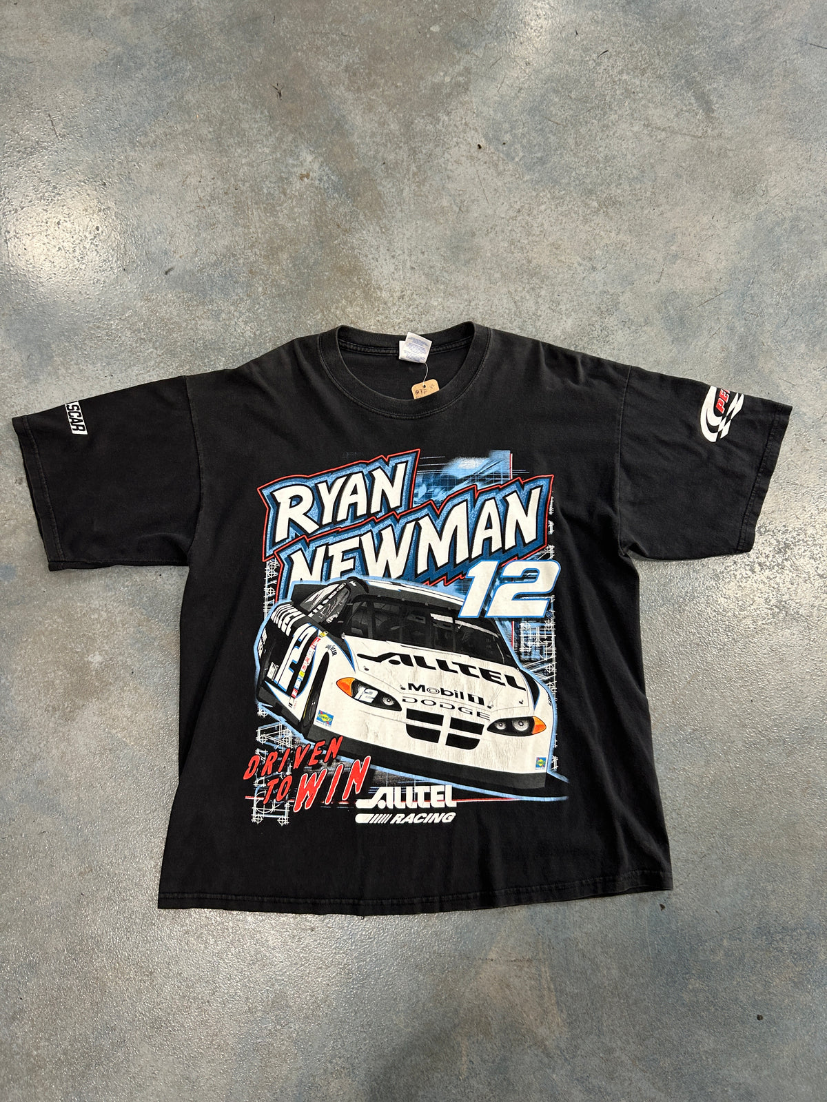 VIntage Ryan Newman 12 Alltel Racing Black Tee