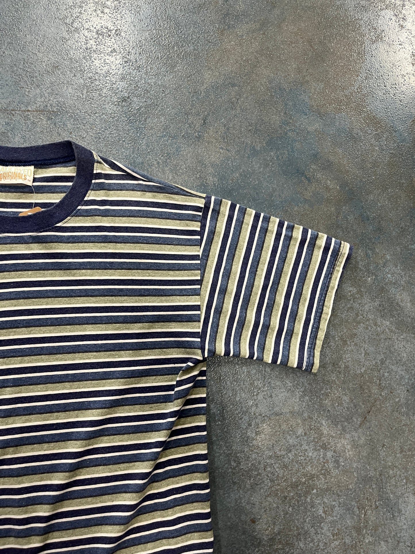 Bale Dyed Striped Tee OTF
