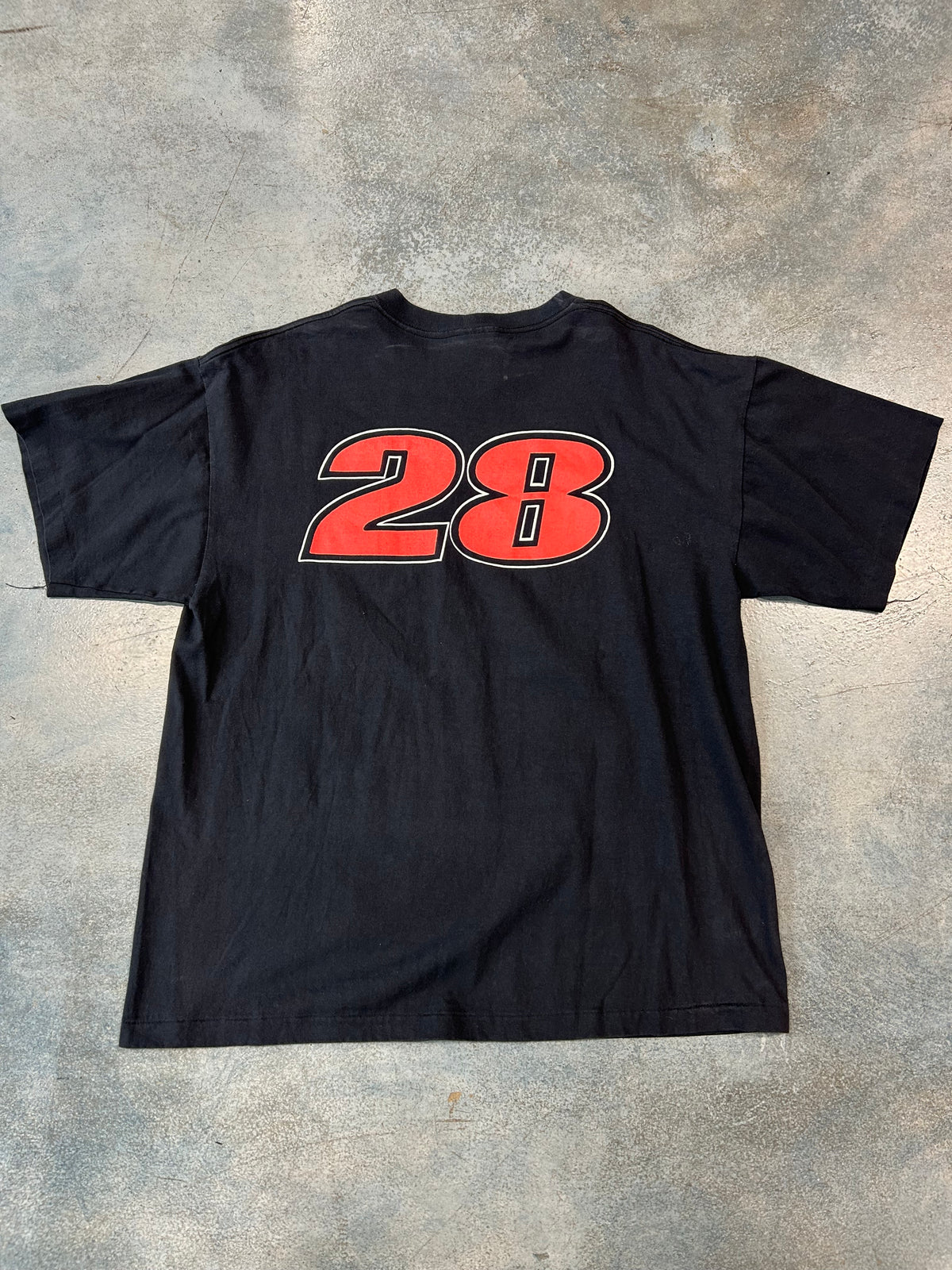 Vintage Nascar Davey Allison Havoline Texaco Racing Black Tee