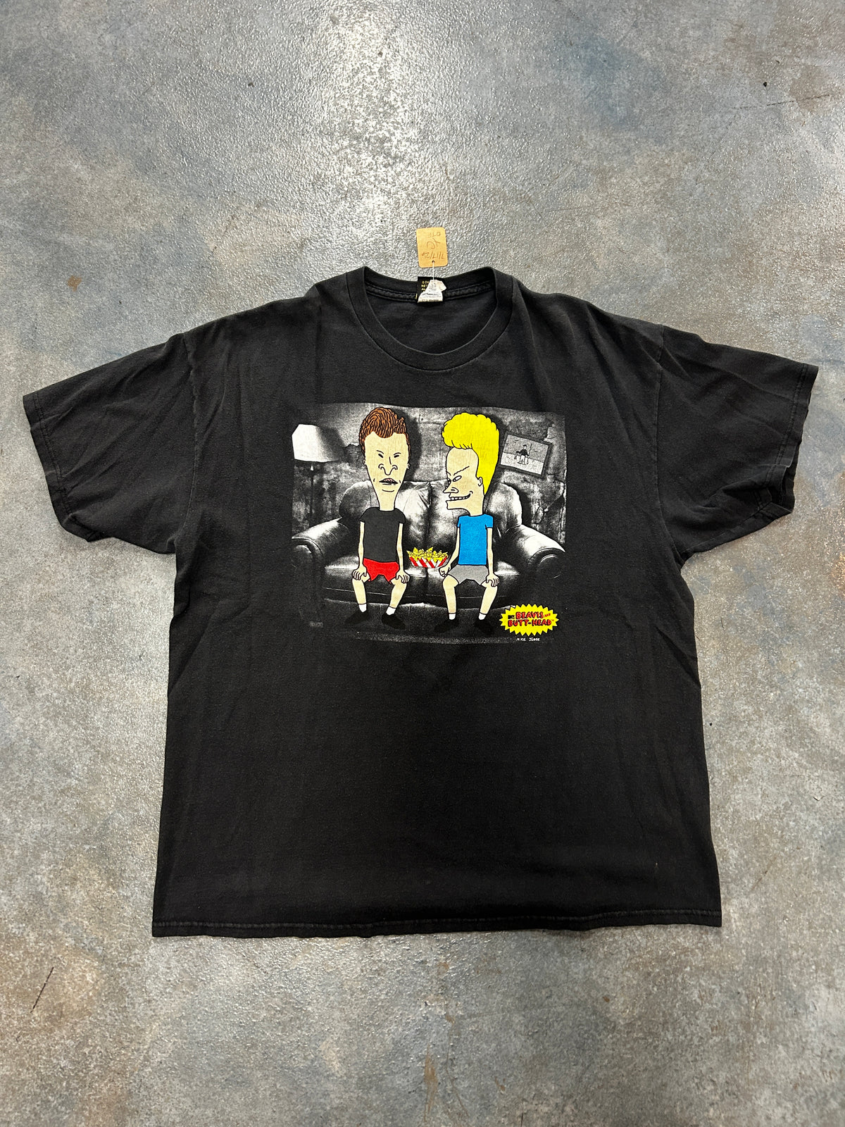Beaves & Butt-Head Black Tee OTF (YC)