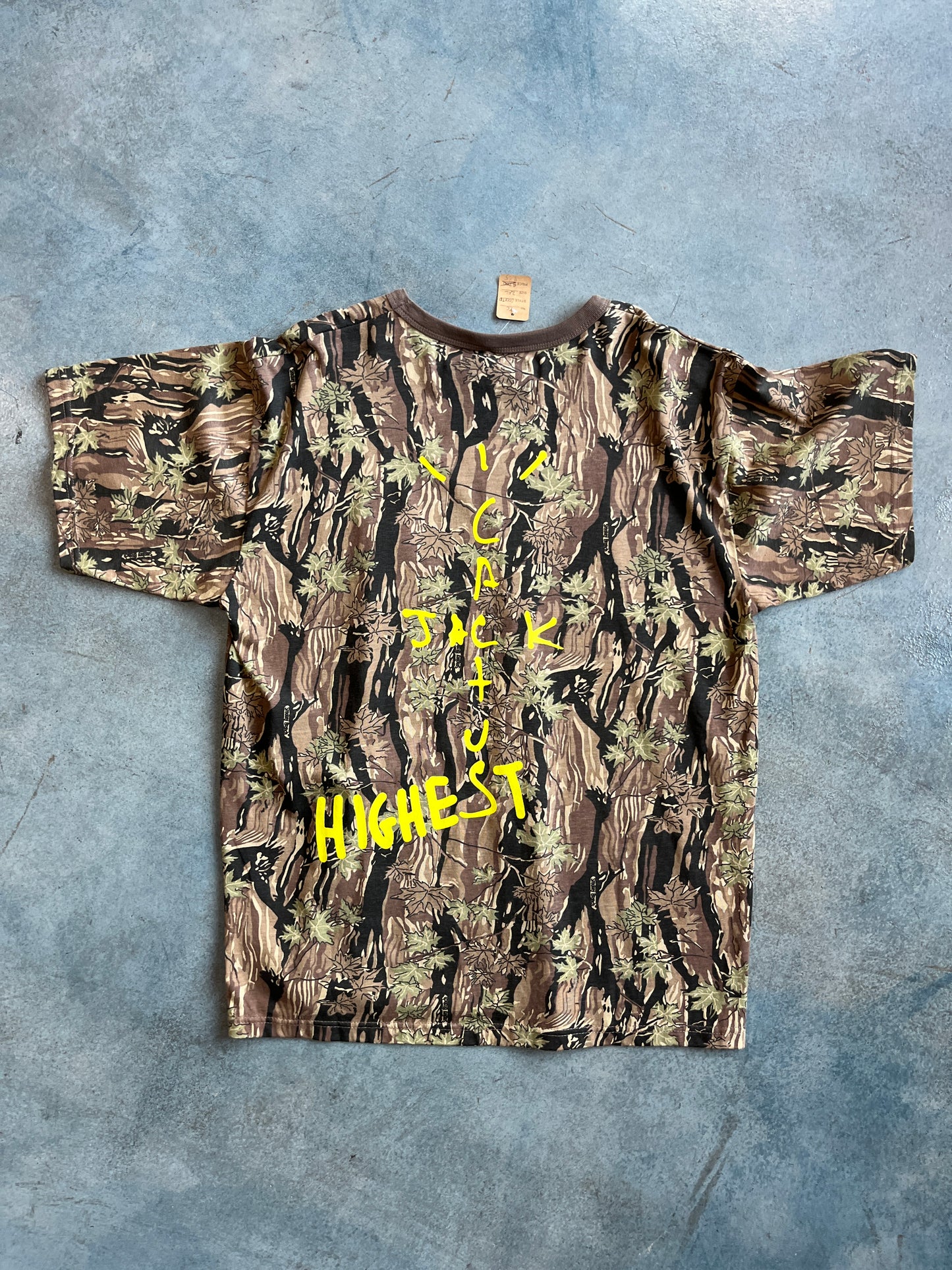 Jordan x Travis Scott Cactus Jack Highest in the Room Camo T-Shirt OTF